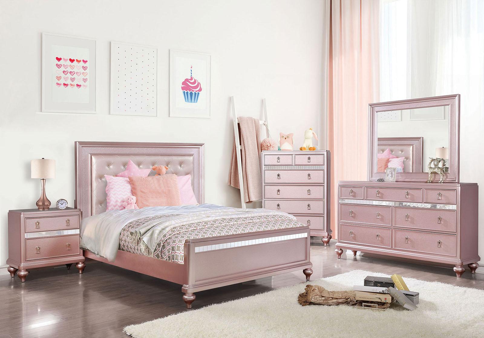 Avior Rose Gold Night Stand - Image 3