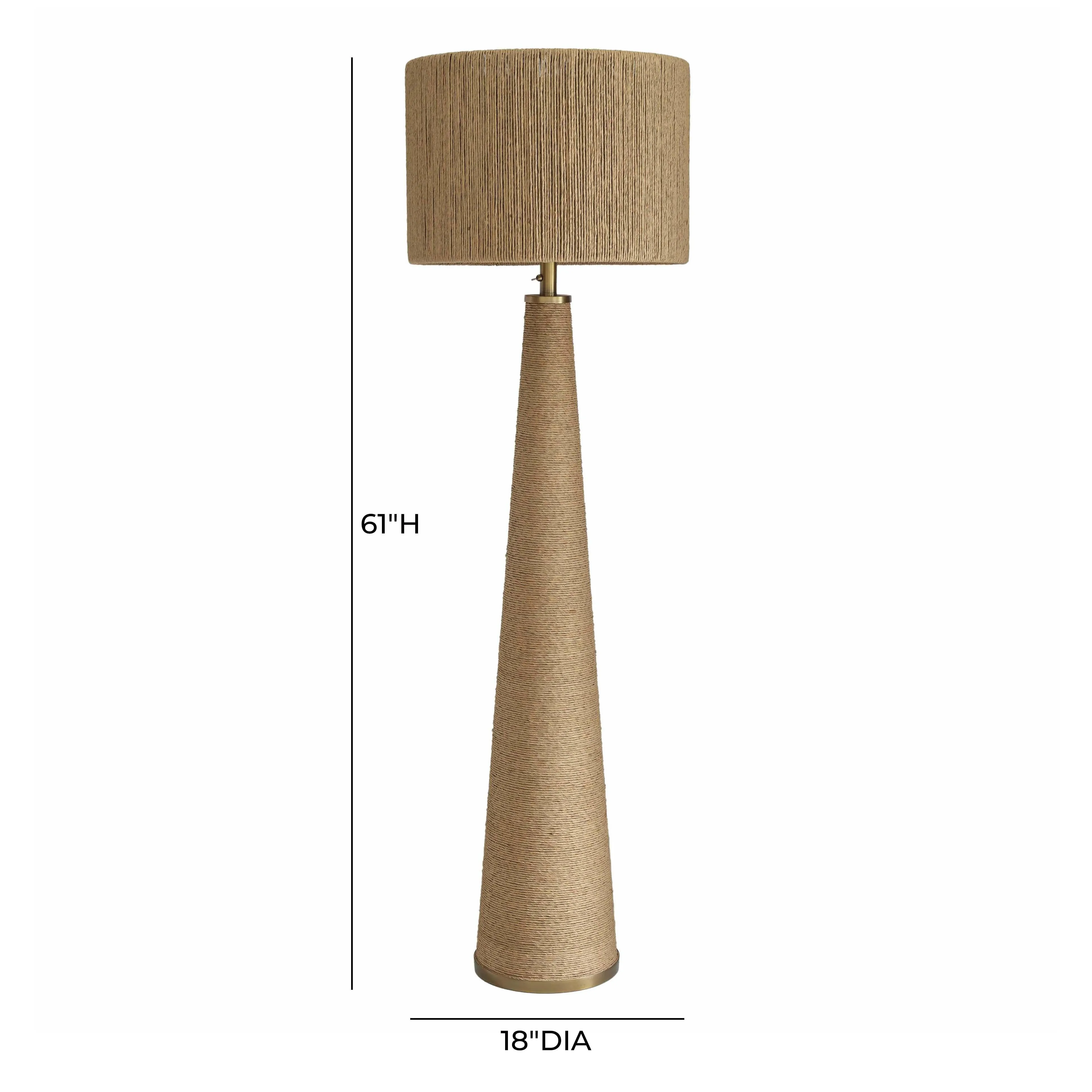 Aya Natural Jute Floor Lamp - Image 5