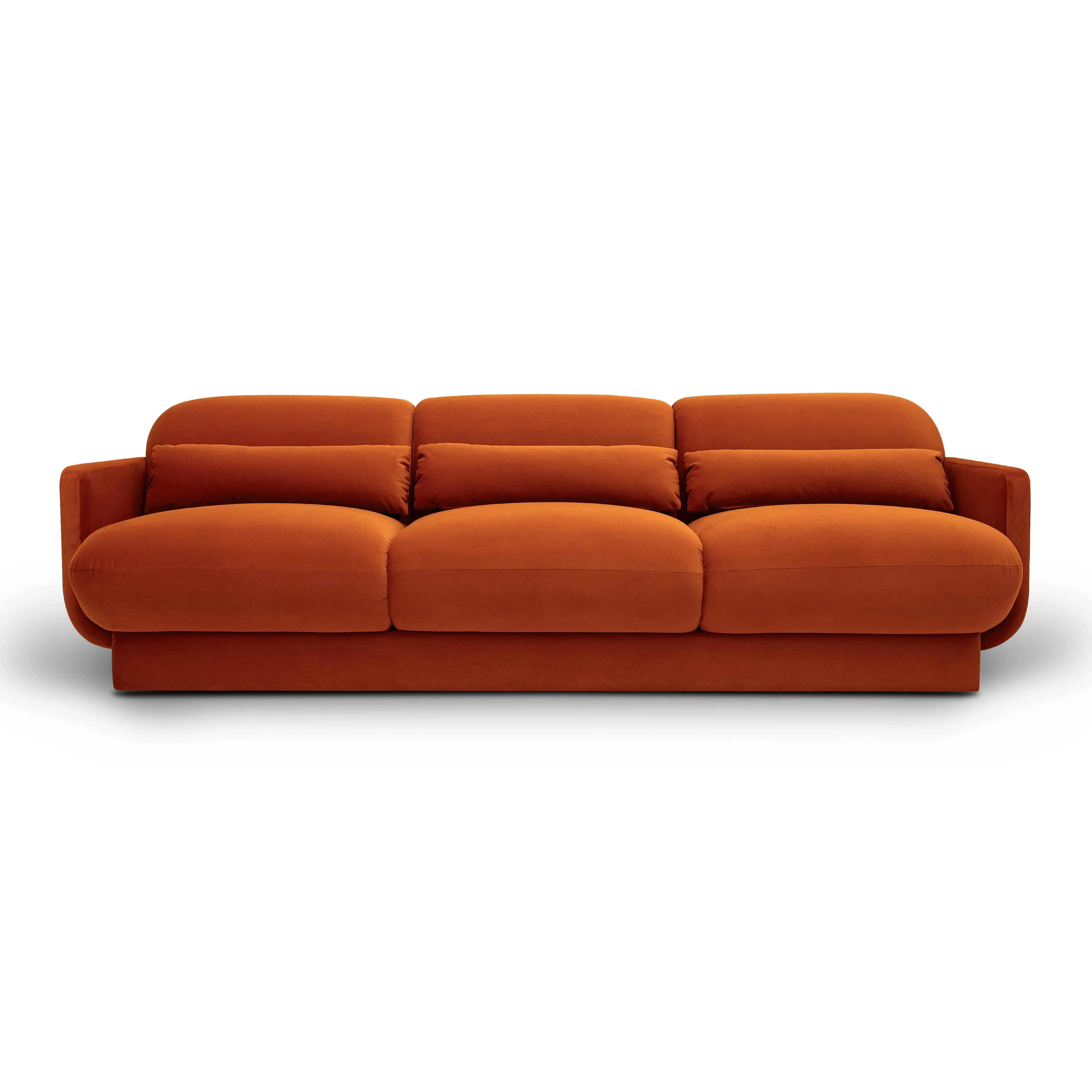Azalea Velvet Sofa - Image 10