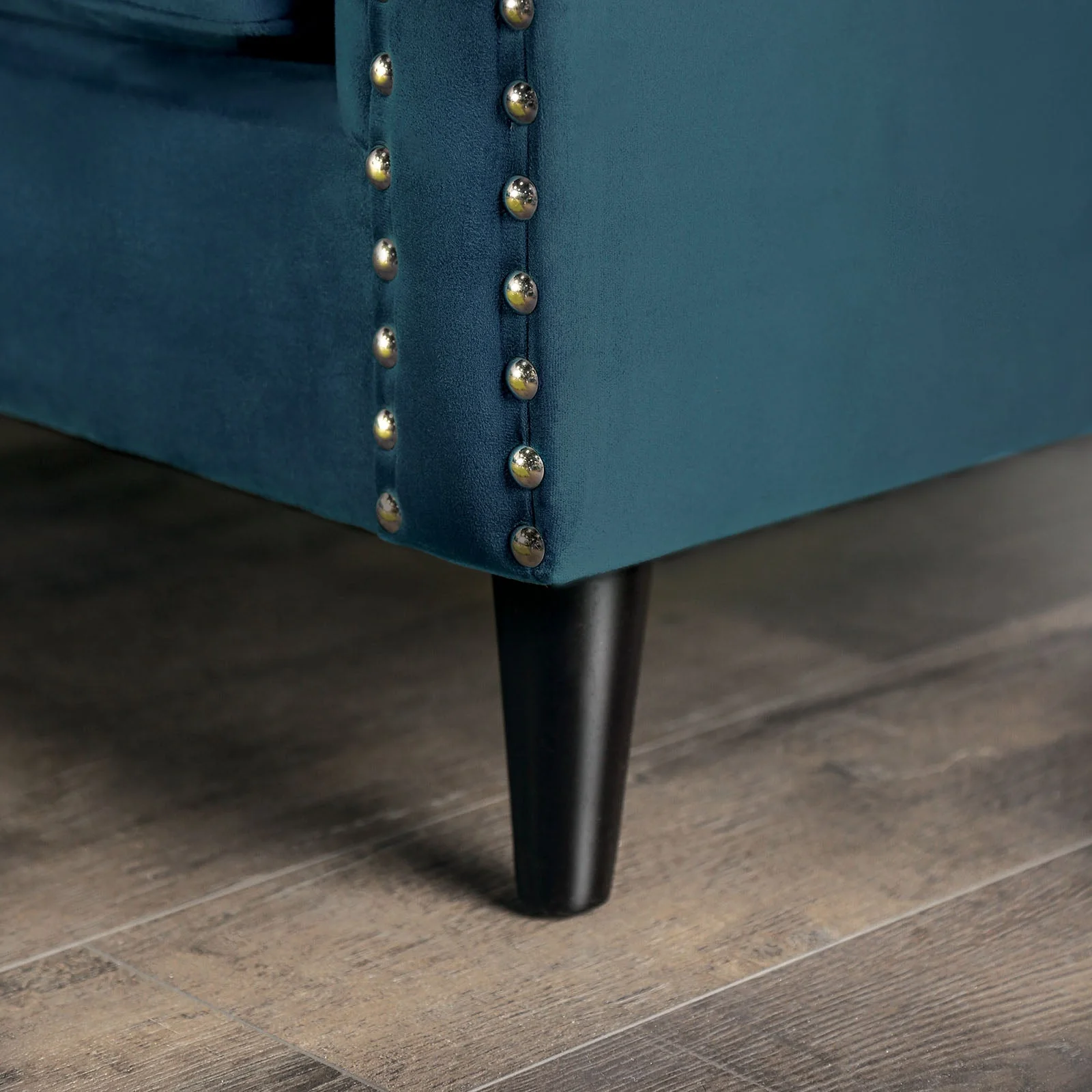 Azuletti Dark Teal/Apple Green Sofa & Loveseat - Image 4