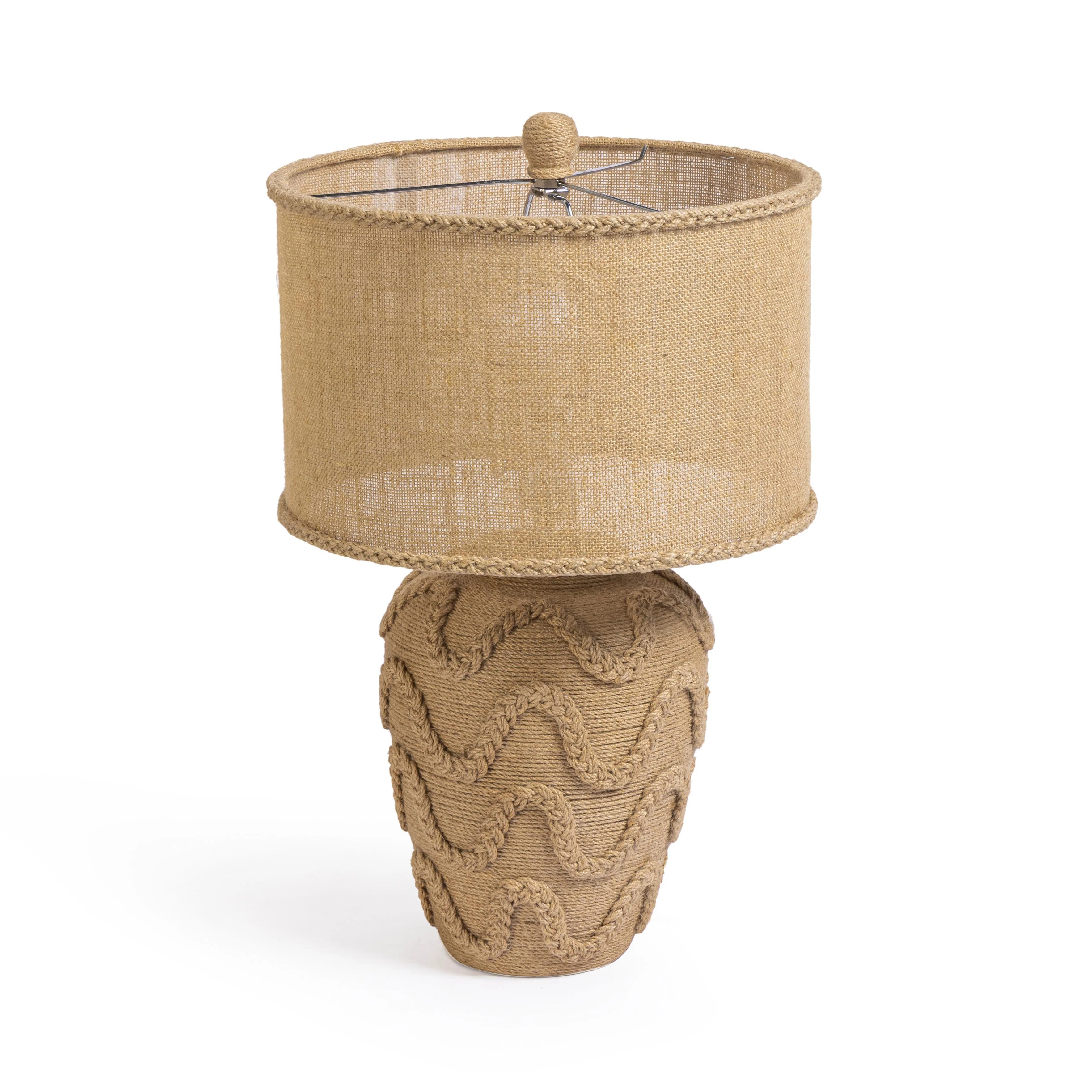 Baha Natural Bamboo Jute Table Lamp - Image 3