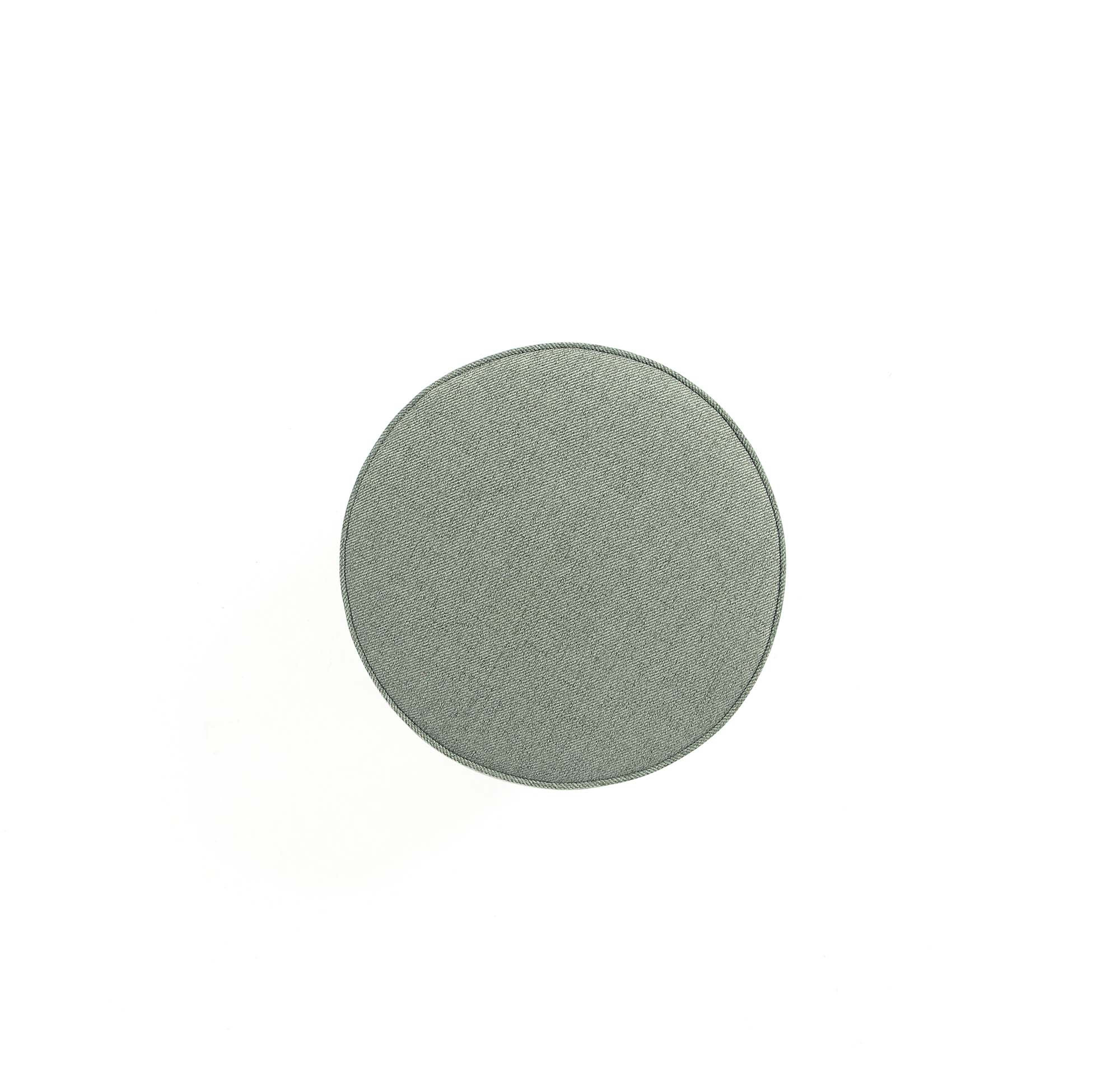 Bailey Ottoman in Sage Green with Black Feet - Image 7