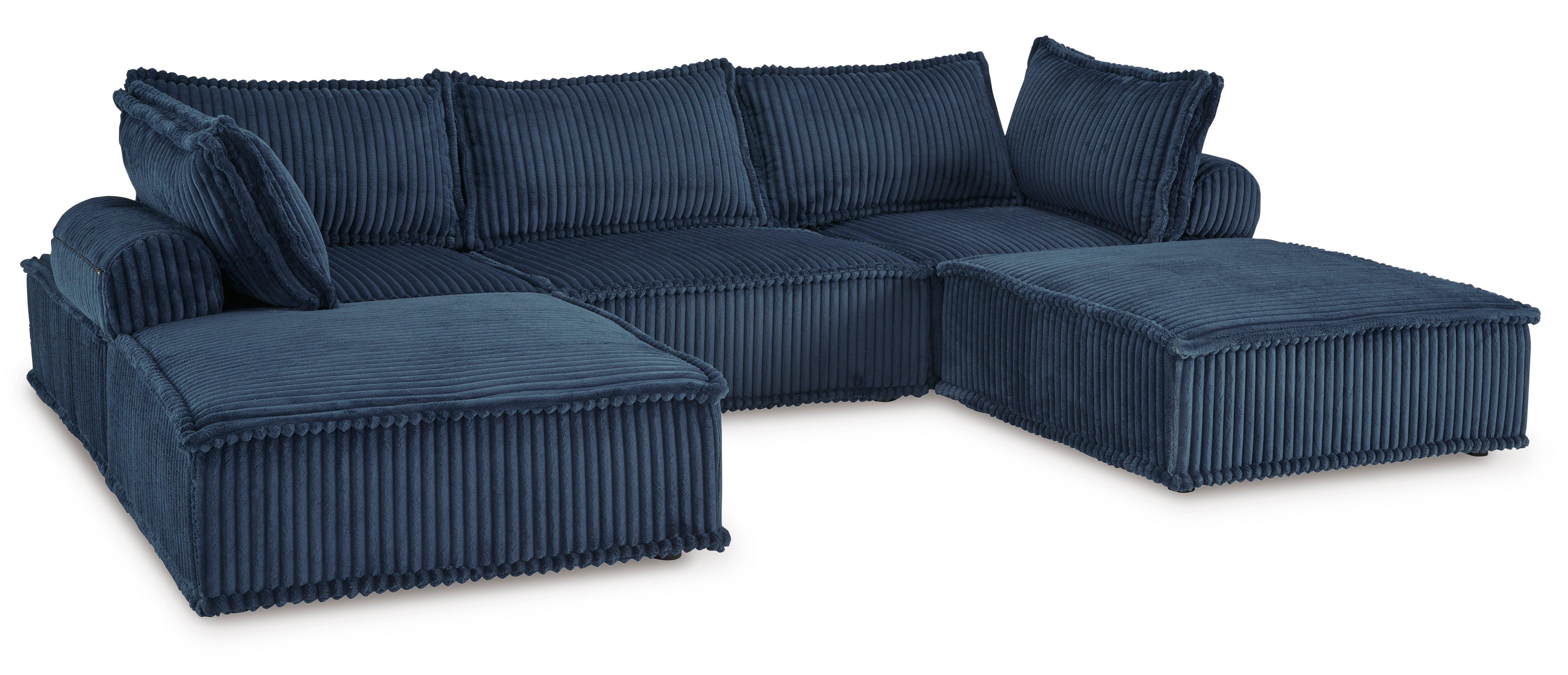 Bales Navy 5-Piece Modular Seating - Image 3