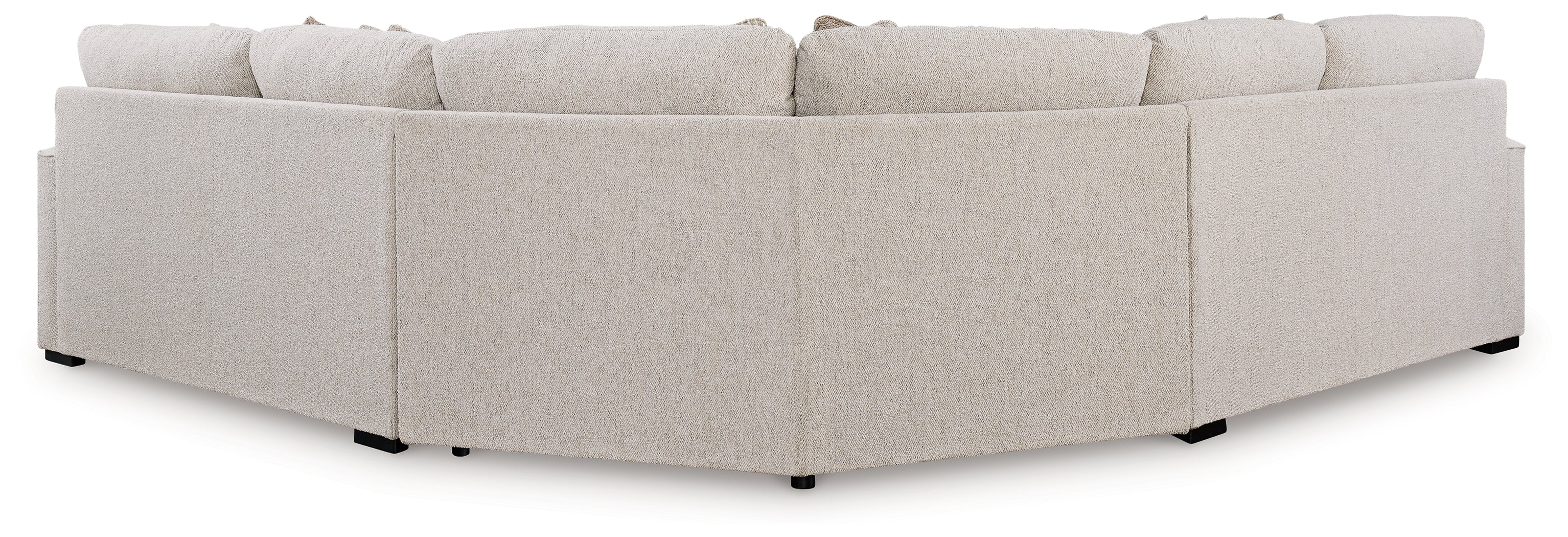 Ballyton Sand 3-Piece Sectional with Ottoman - Image 6