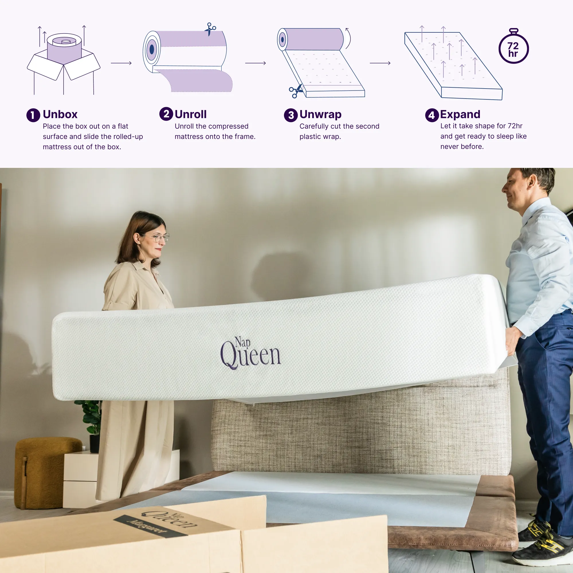 Bamboo Charcoal Infused Memory Foam Mattress - Image 6
