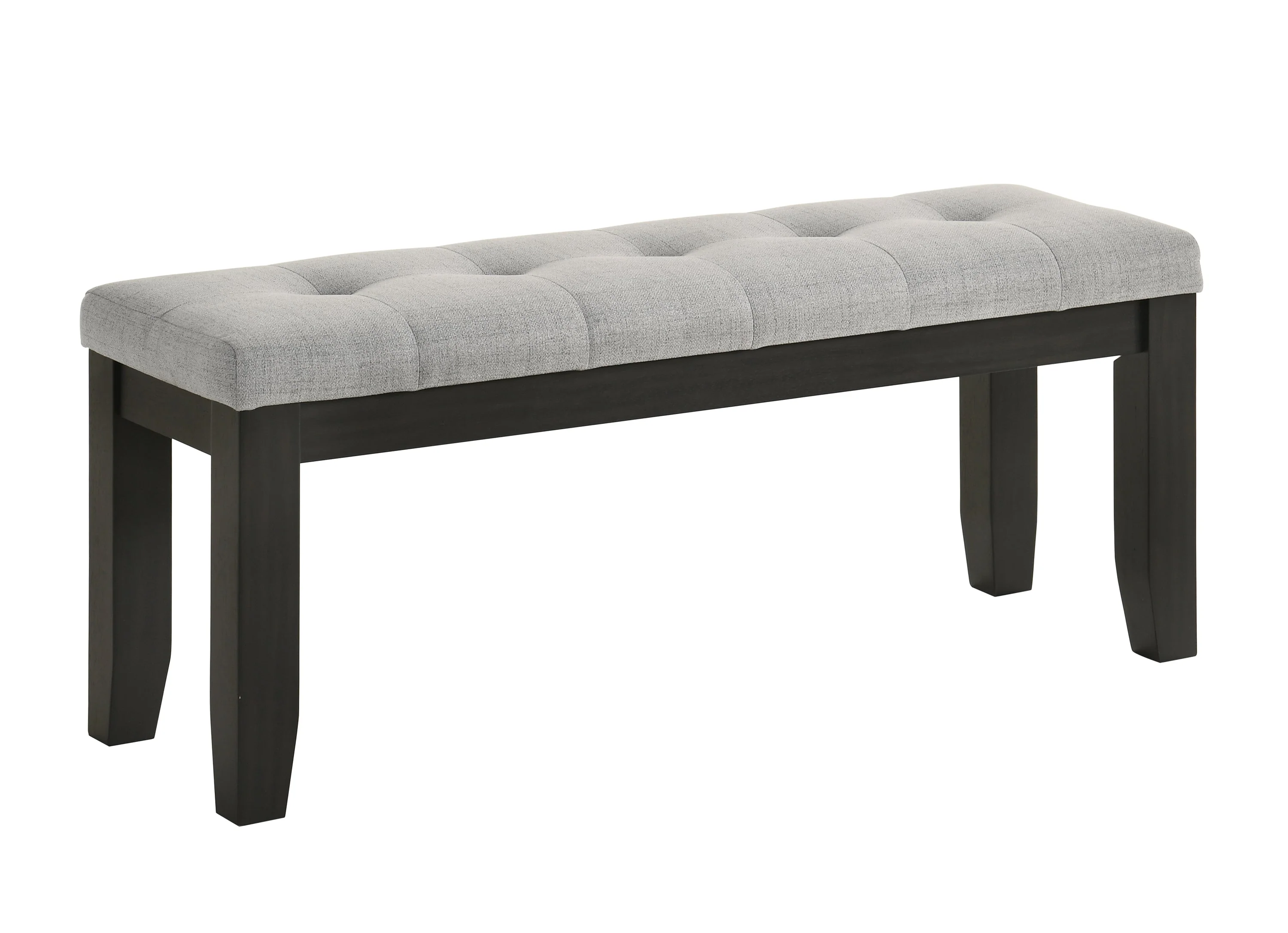 Bardstown Black and Light Gray Dining Bench