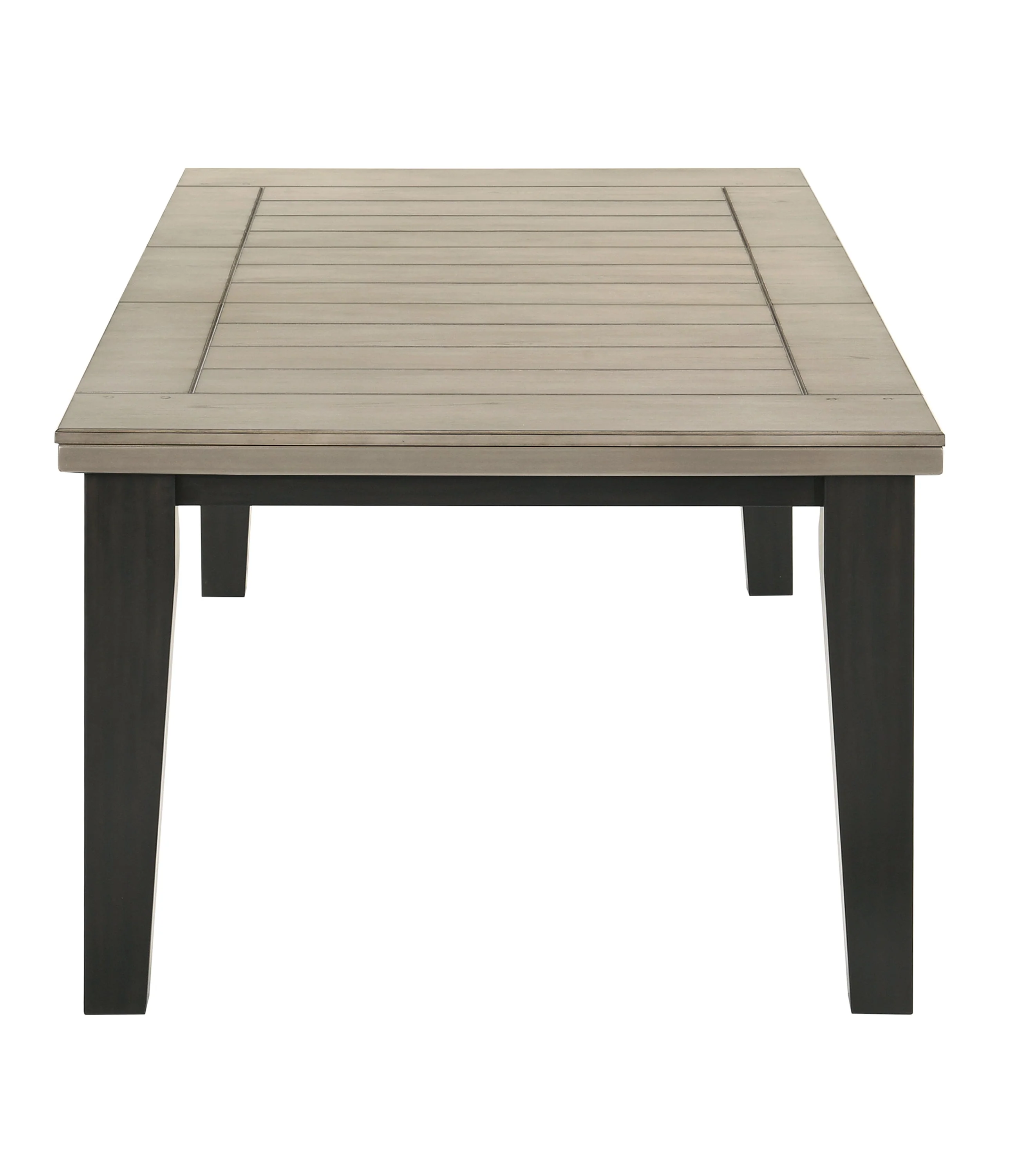Bardstown Black and Light Gray Extendable Dining Set - Image 7