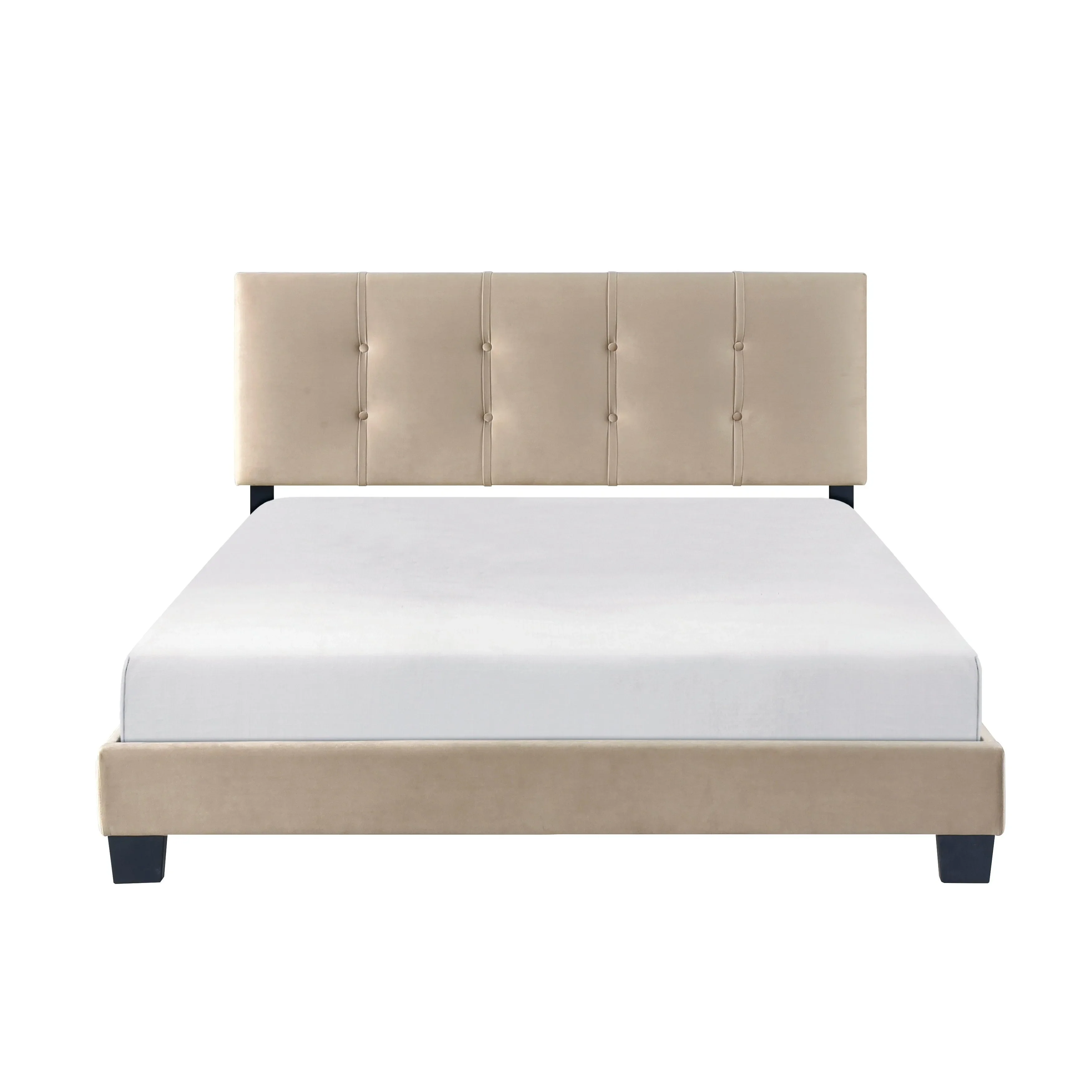 Bari Brown Queen Platform Bed - Image 2