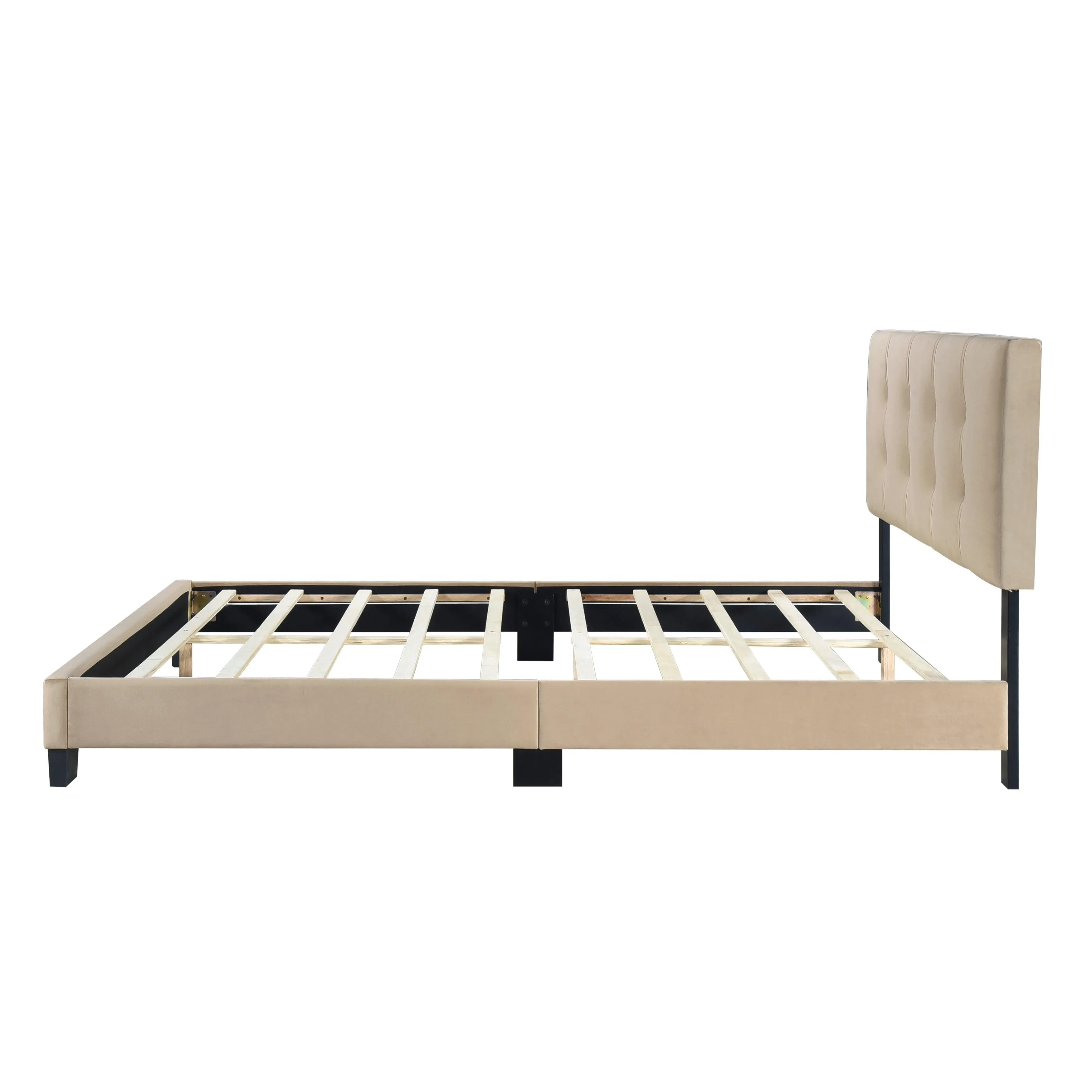 Bari Brown Queen Platform Bed - Image 7