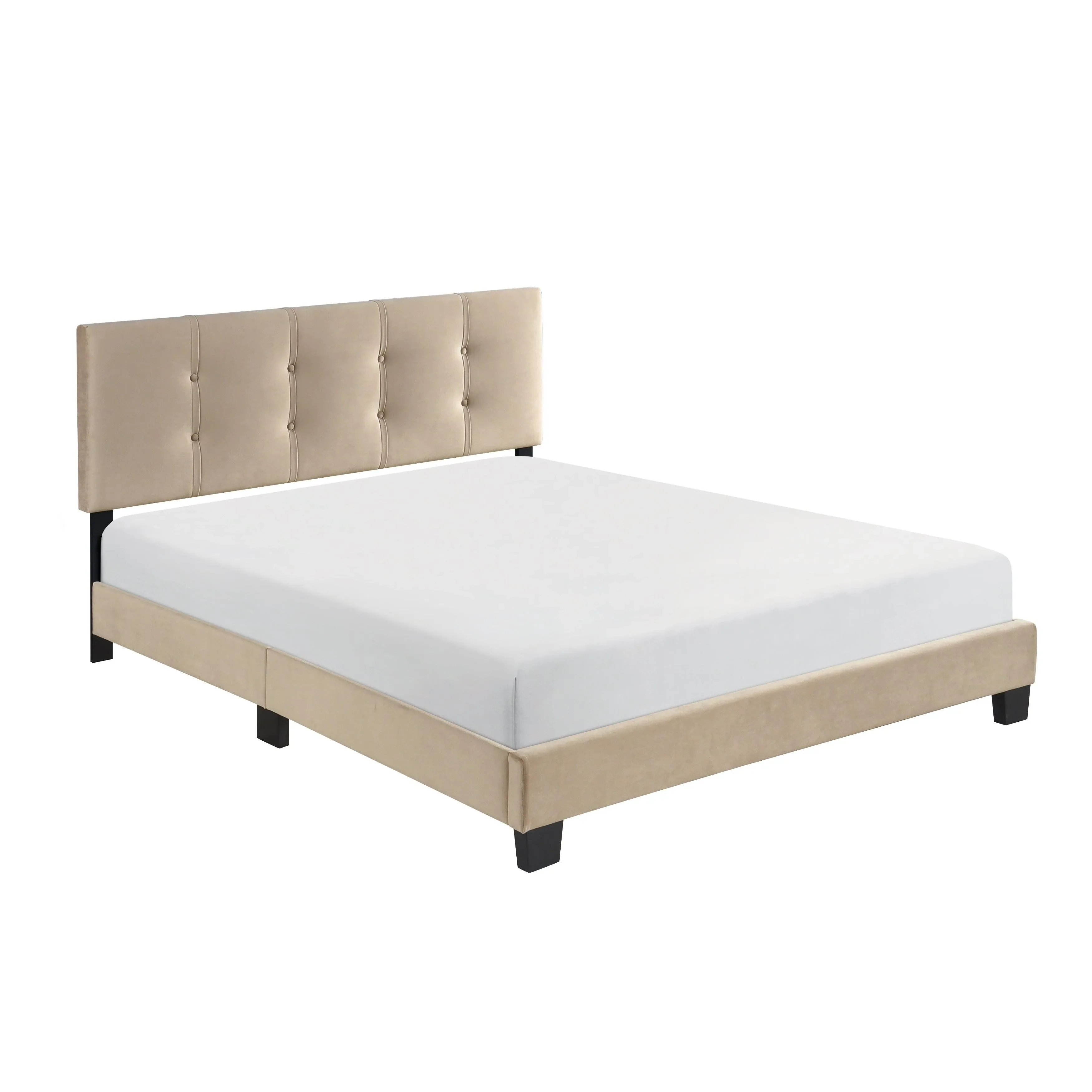 Bari Brown Queen Platform Bed - Image 9