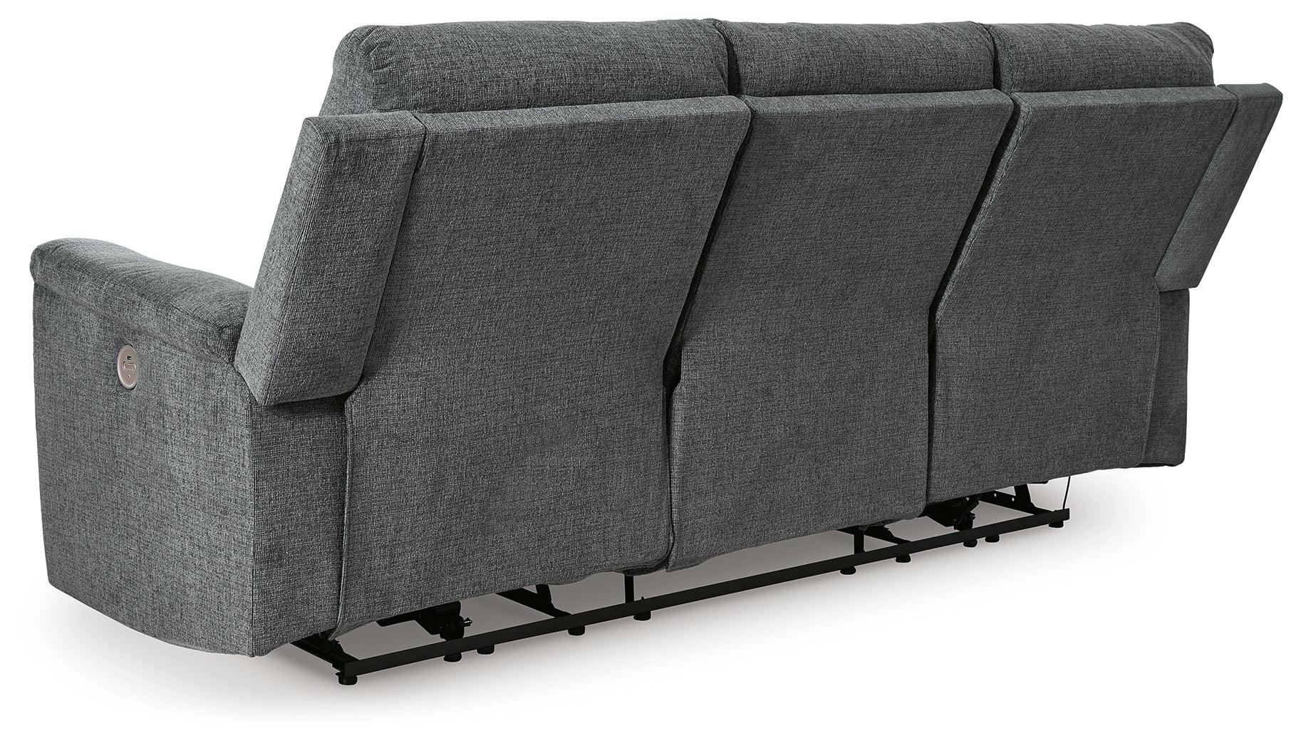 Barnsana Gravel Power Reclining Sofa - Image 5