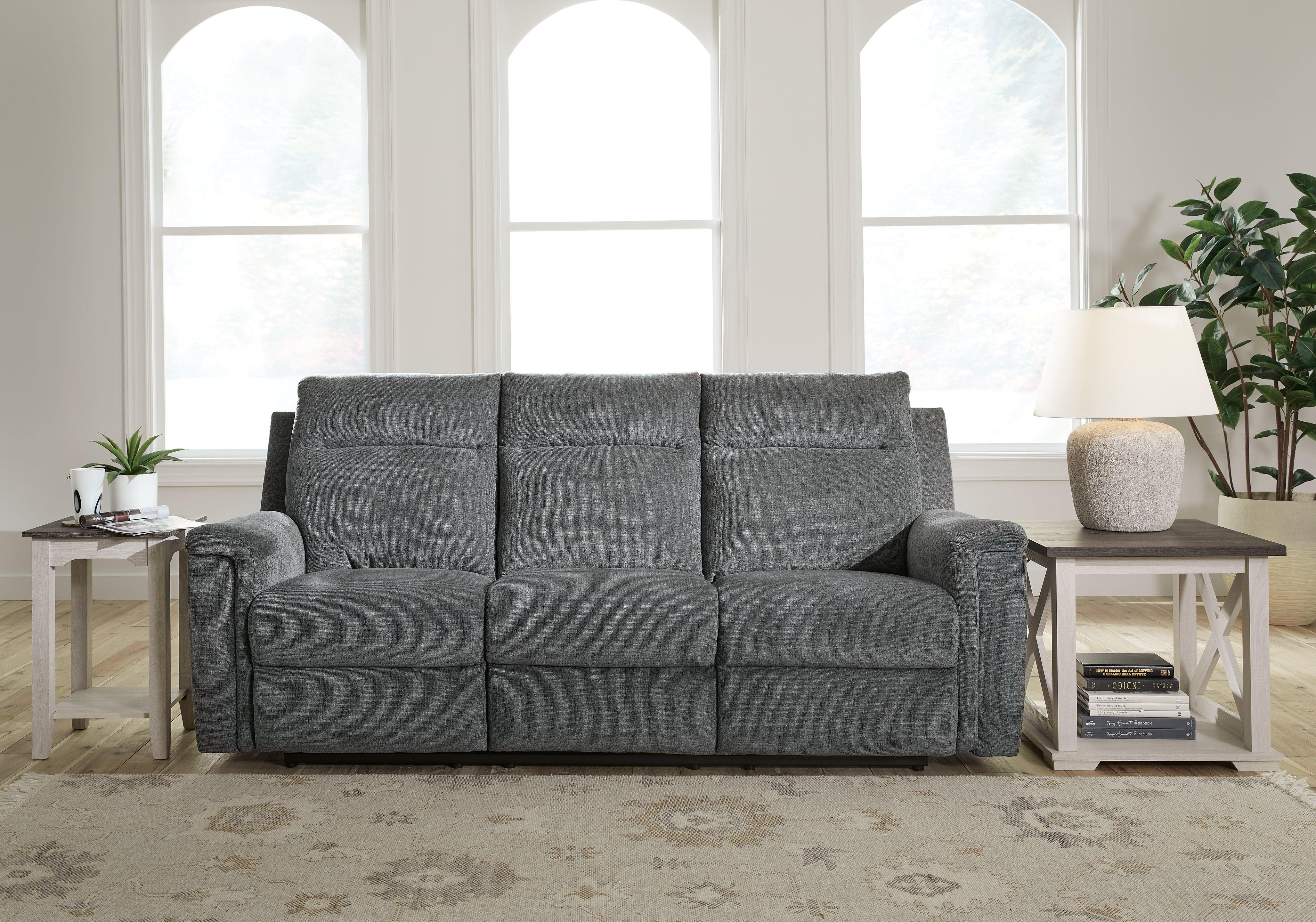 Barnsana Gravel Power Reclining Sofa - Image 7