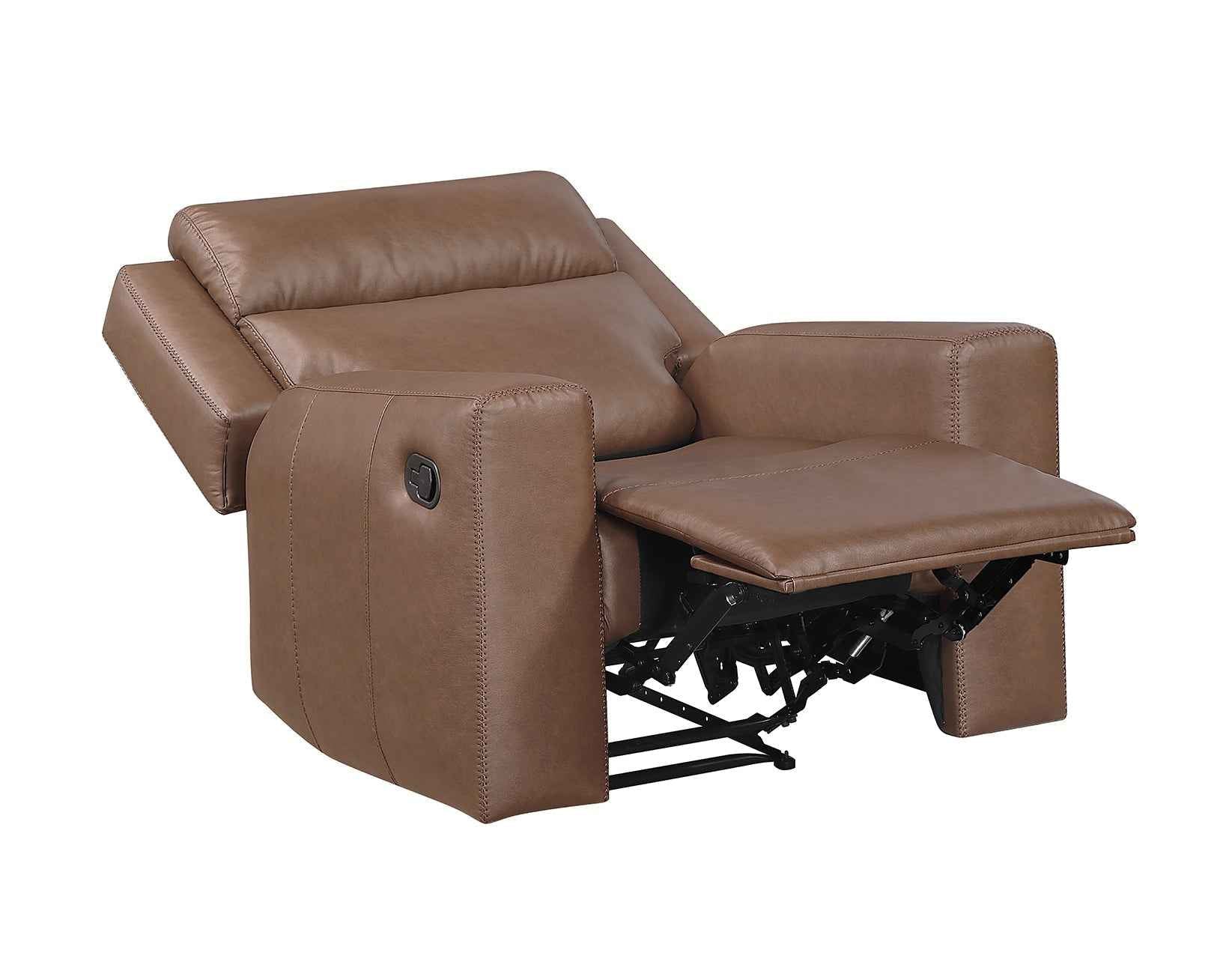 Barron Brown Manual Recliner - Image 5