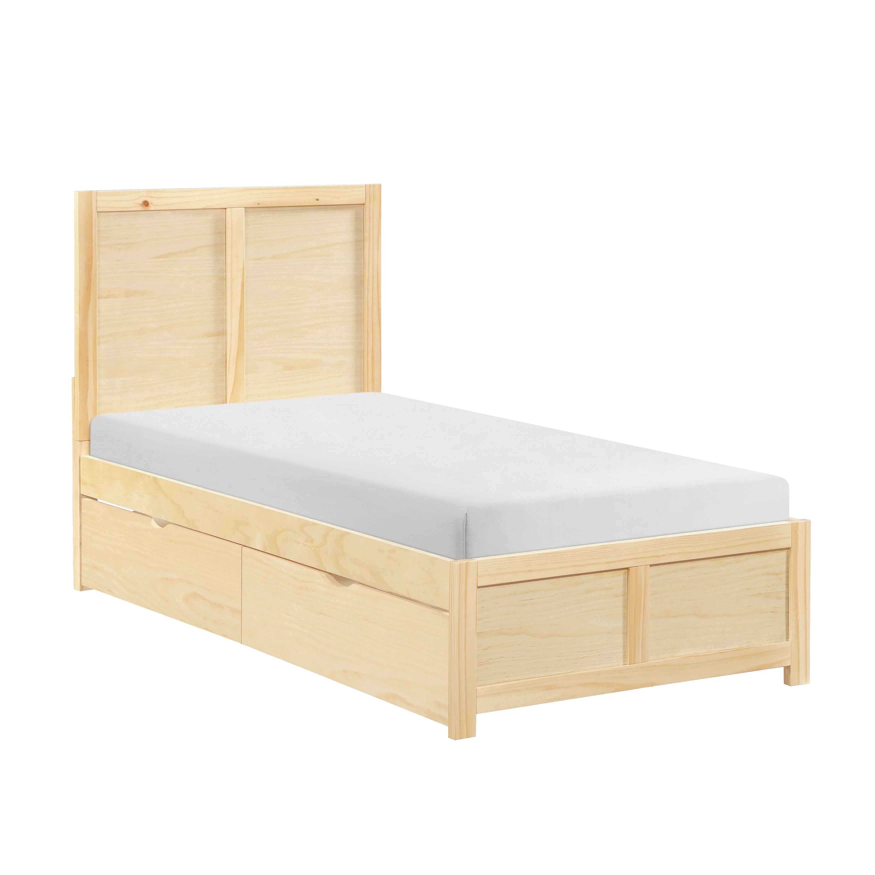 Bartly Natural Twin Platform Bed - Image 9
