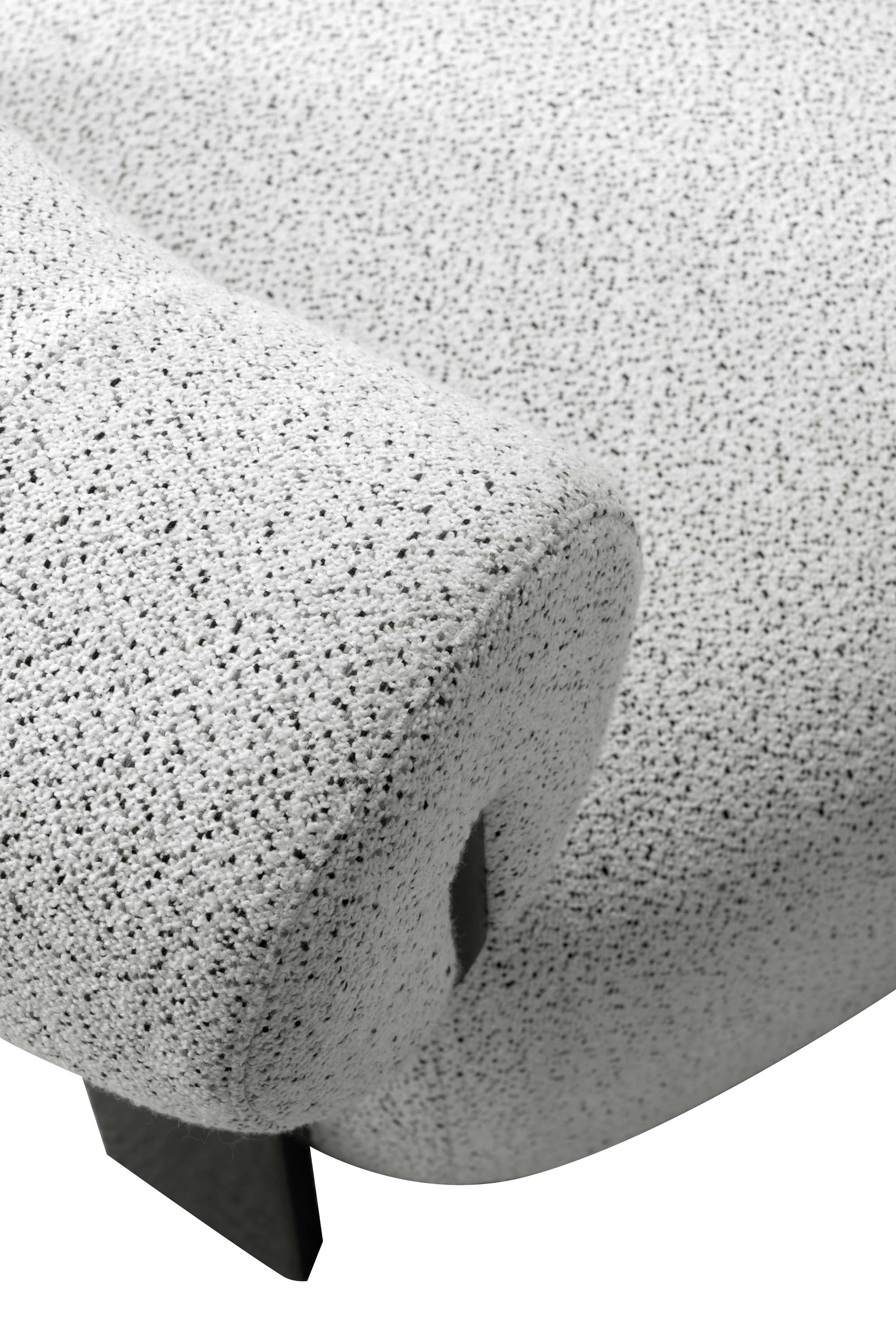 Bartow Accent Chair in Ivory and Black - Image 12