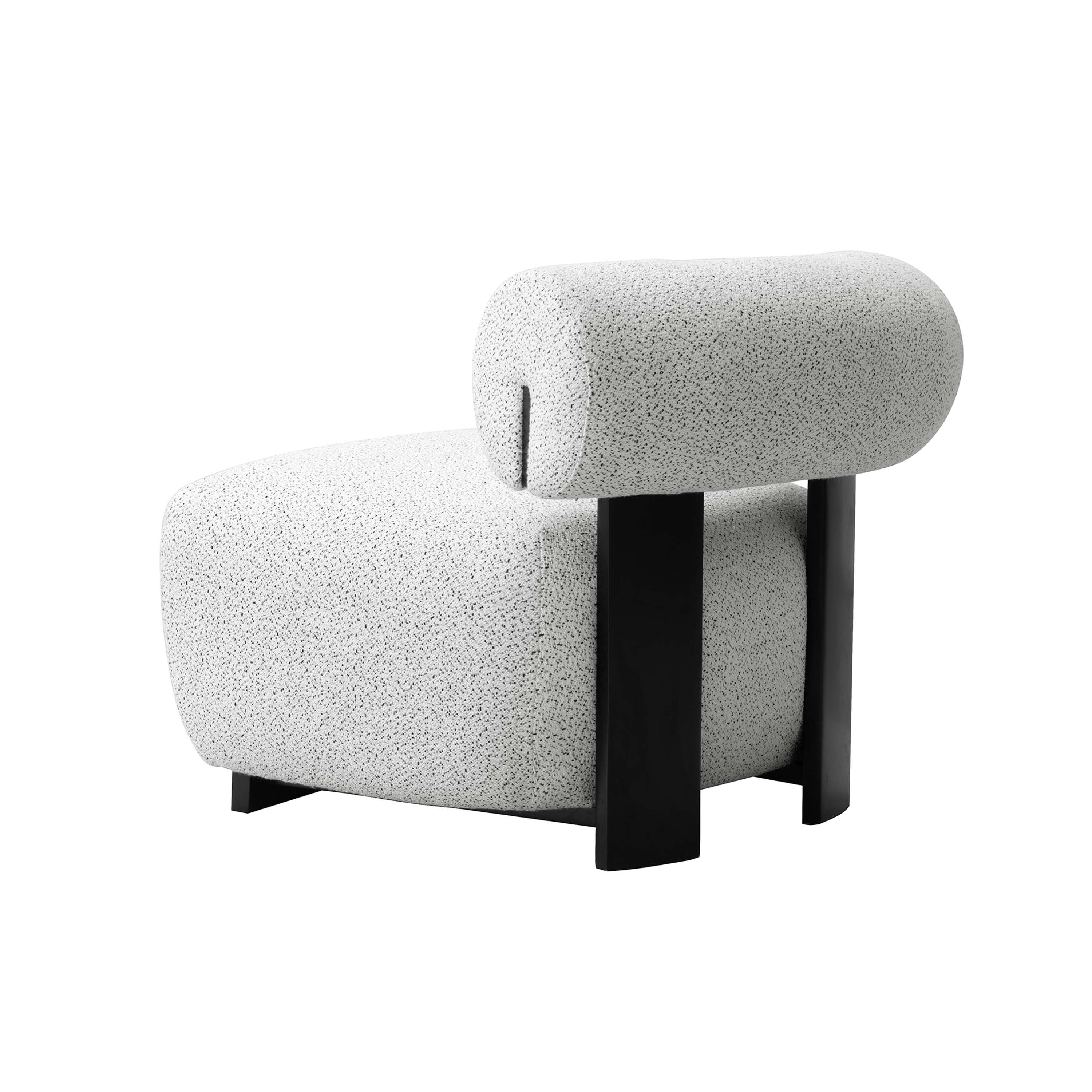Bartow Accent Chair in Ivory and Black - Image 8