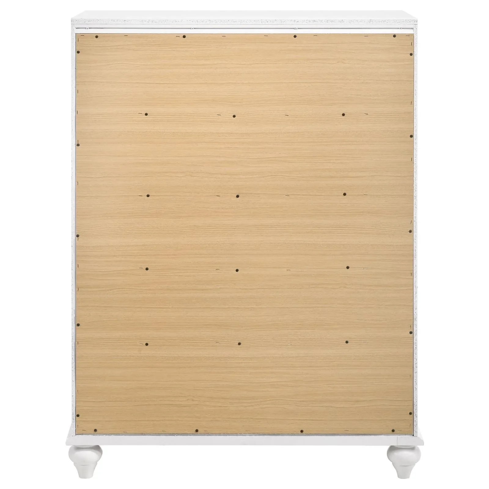 Barzini White 5-Drawer Chest - Image 7