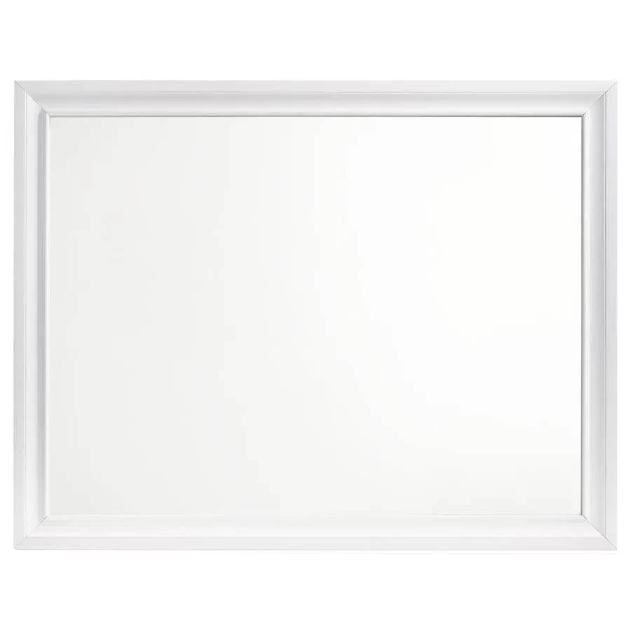 Barzini White 5-Piece Queen Panel Bedroom Set - Image 10