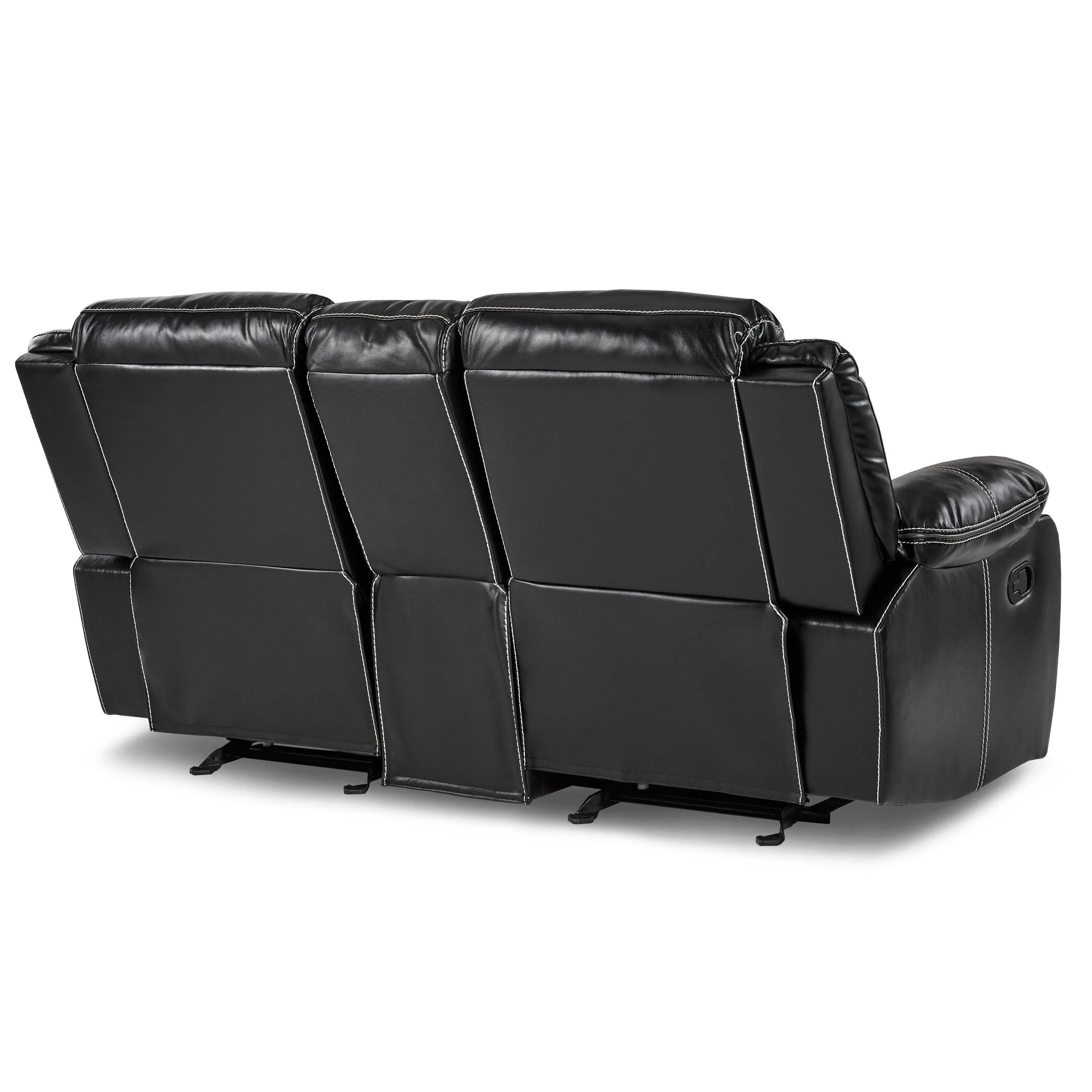 Bastrop Black Reclining Living Room Set - Image 7