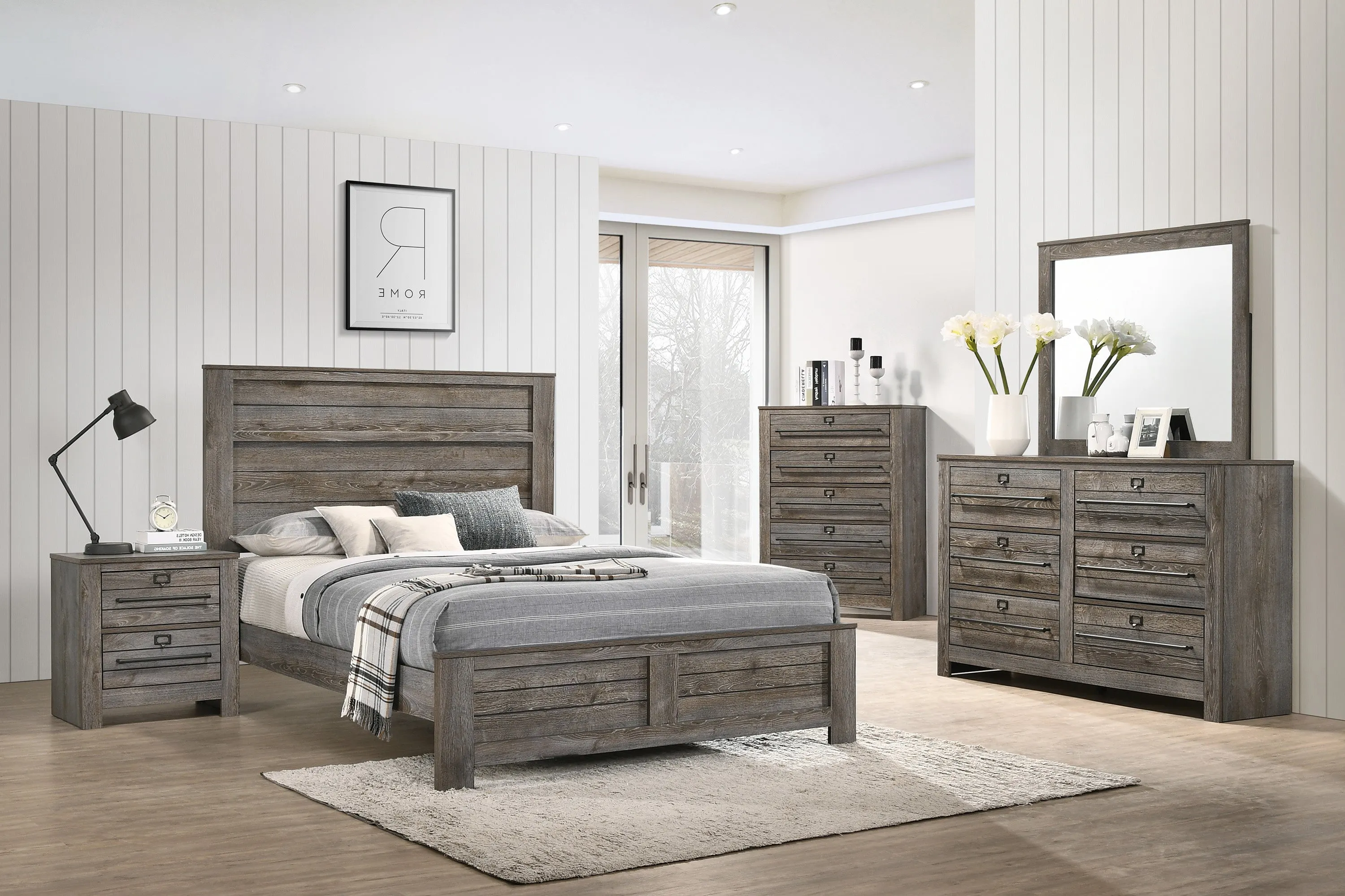 Bateson Brown Bedroom Mirror (Mirror Only) - Image 2