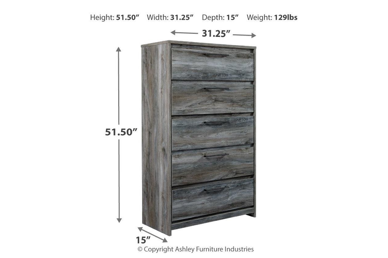 Baystorm Gray Chest of Drawers - Image 6