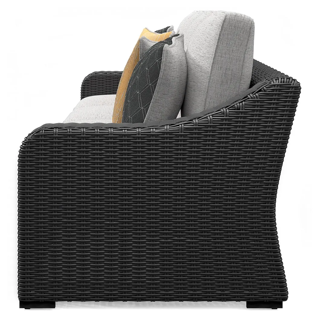Beachcroft Black/Light Gray 2-Piece Outdoor Sectional - Image 6