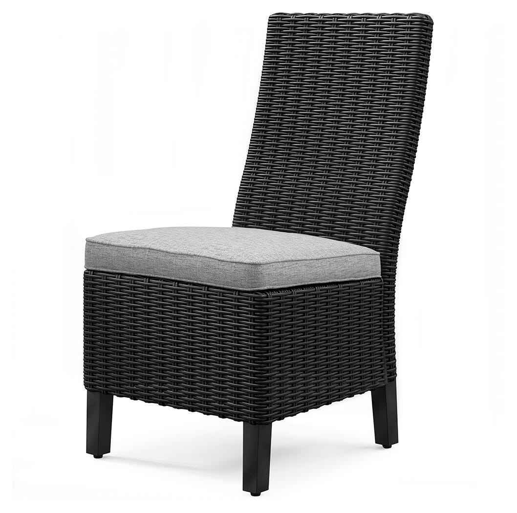 Beachcroft Black/Light Gray Outdoor Dining Table and 4 Chairs - Image 27