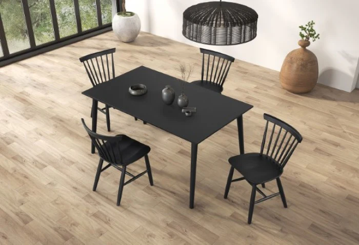 Beale Black 7-Piece Dining Room Set - Image 3