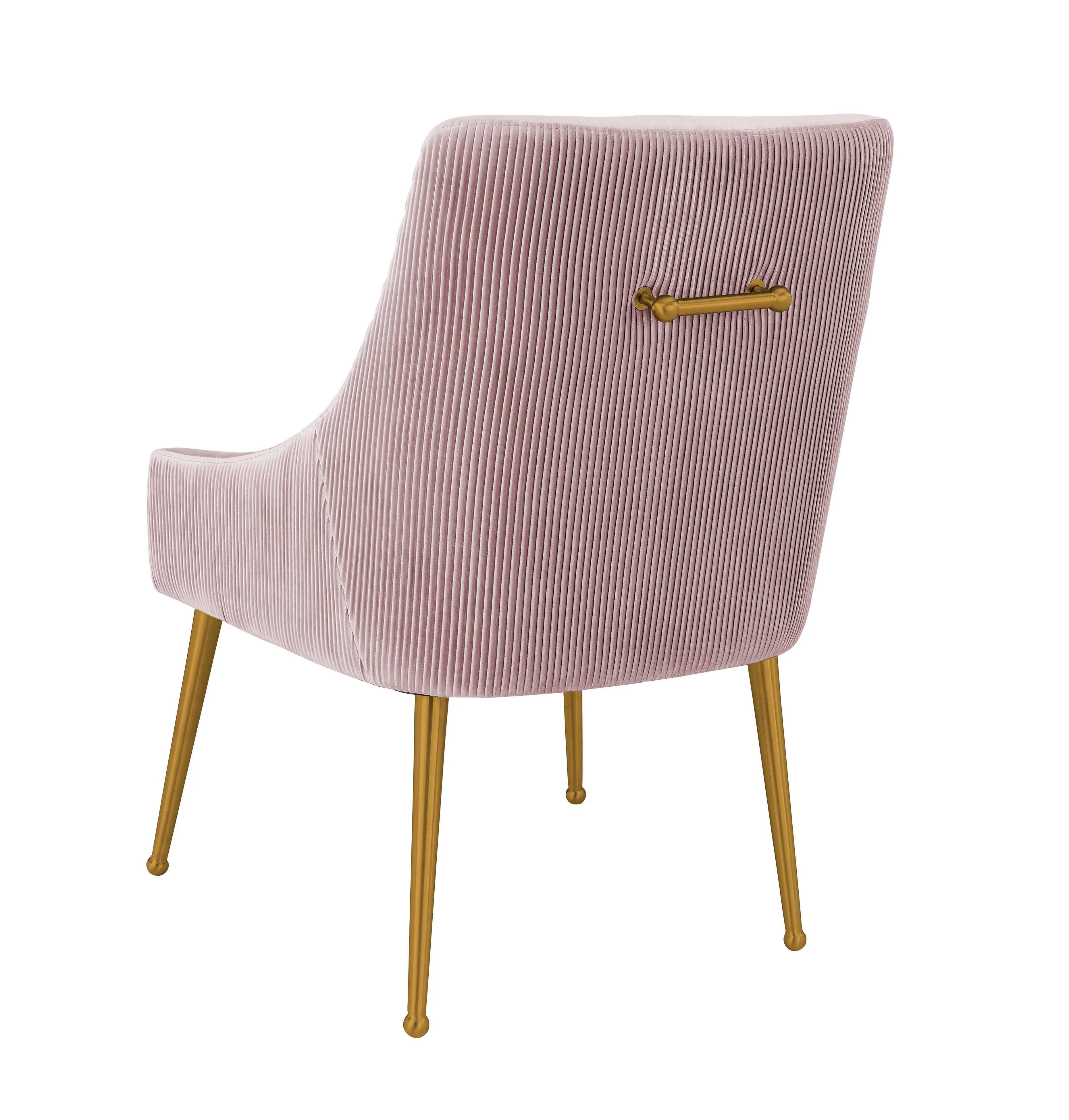 Beatrix Pleated Velvet Side Chair - Image 37