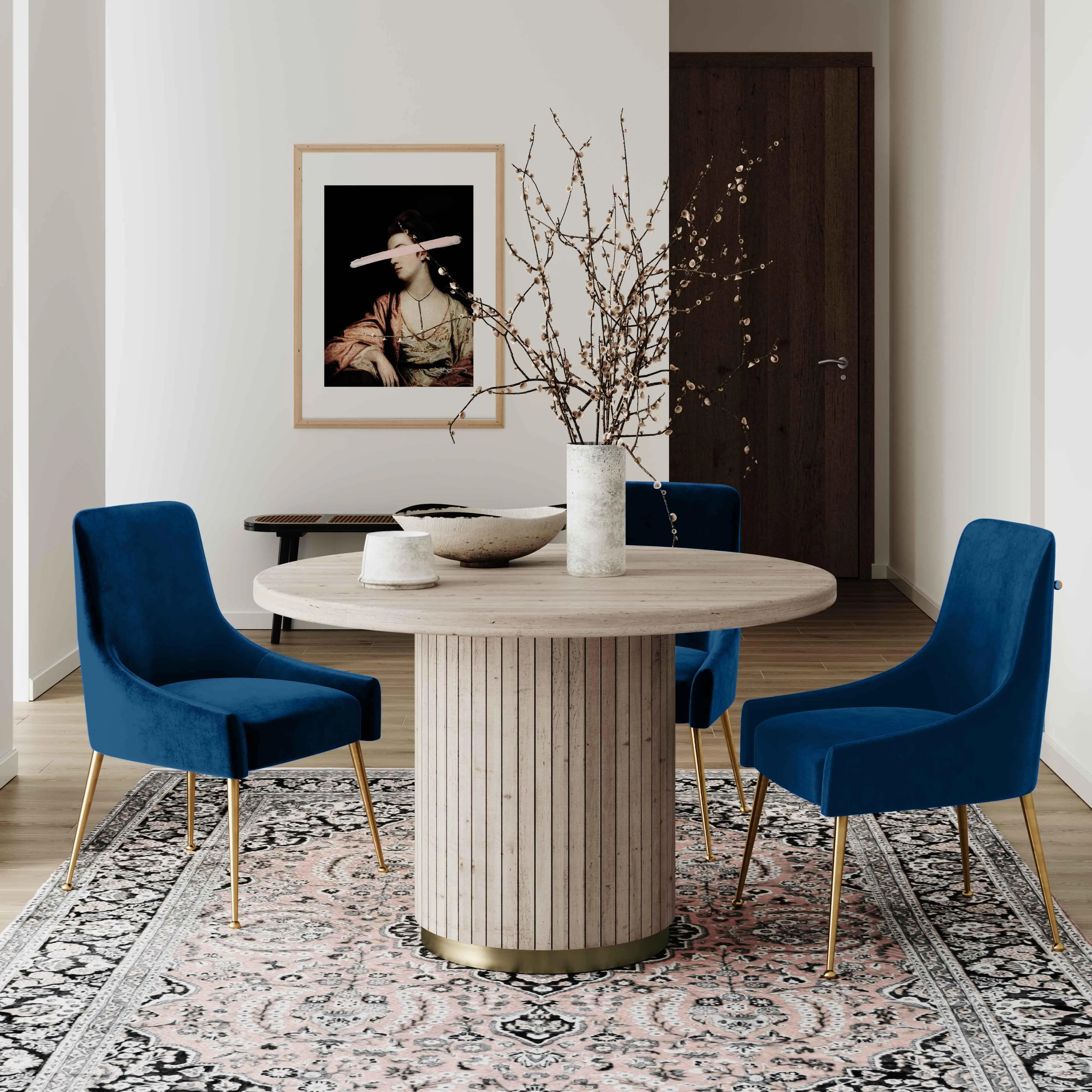 Beatrix Velvet Side Chair - Image 2