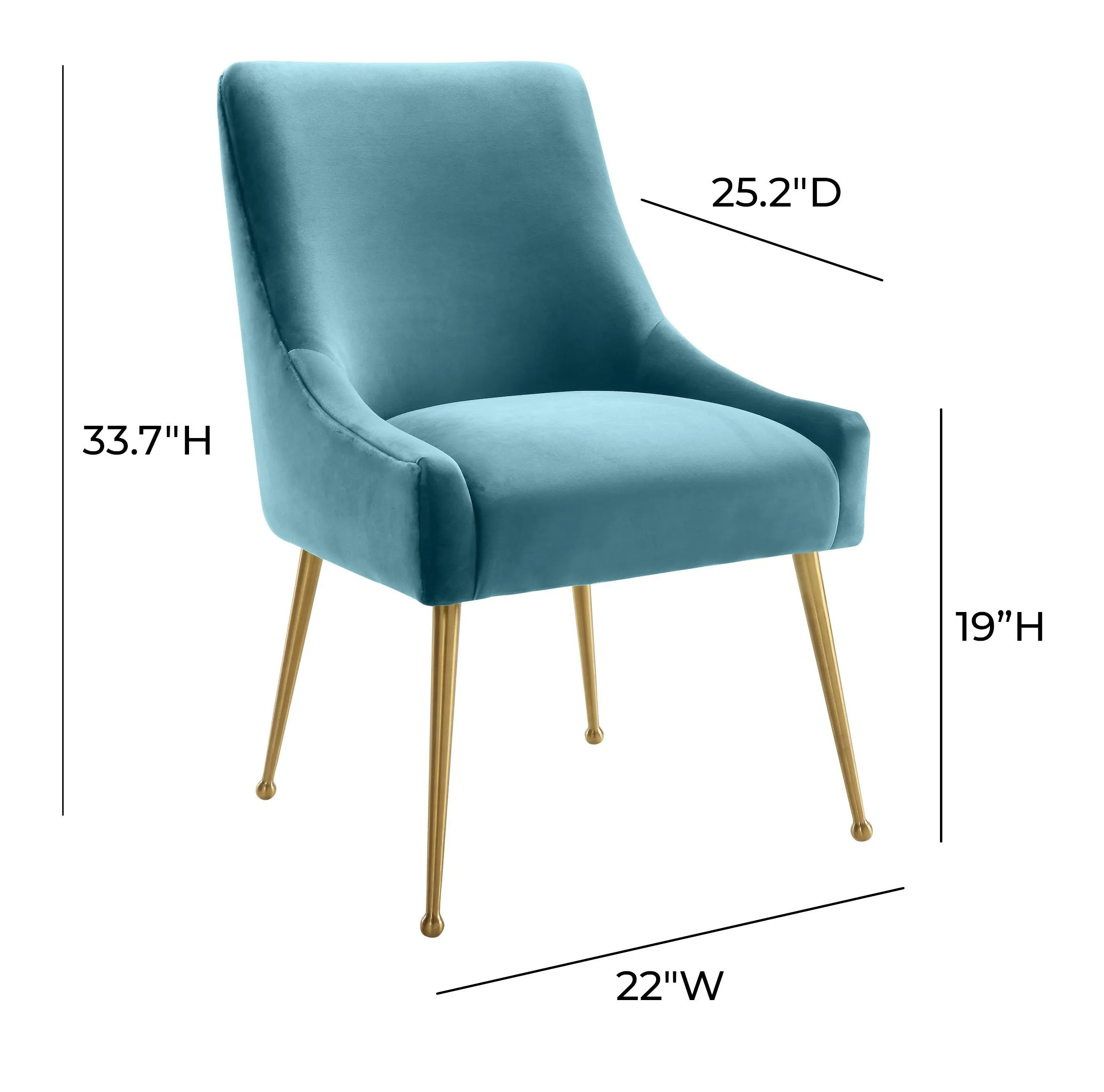 Beatrix Velvet Side Chair - Image 37