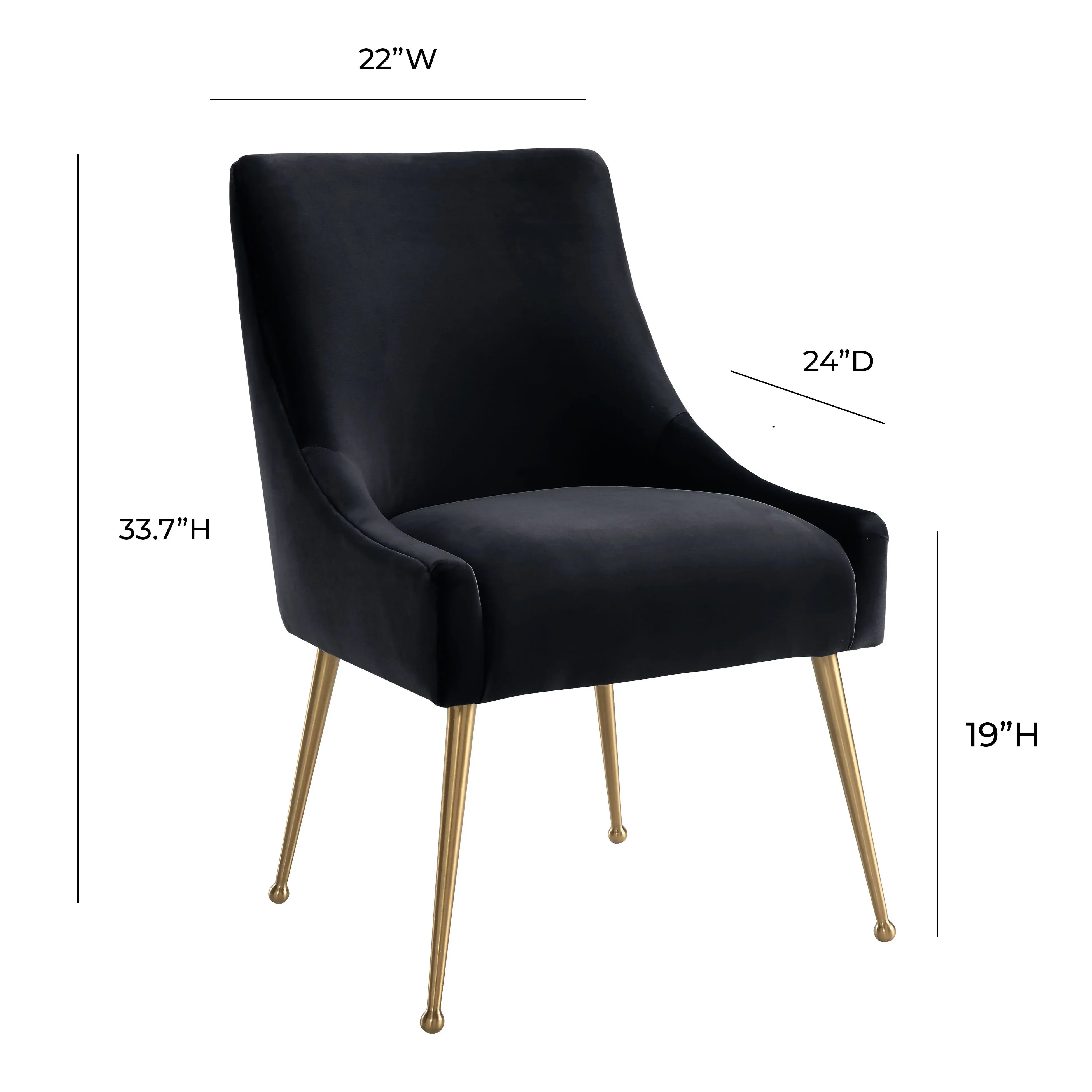 Beatrix Velvet Side Chair - Image 43