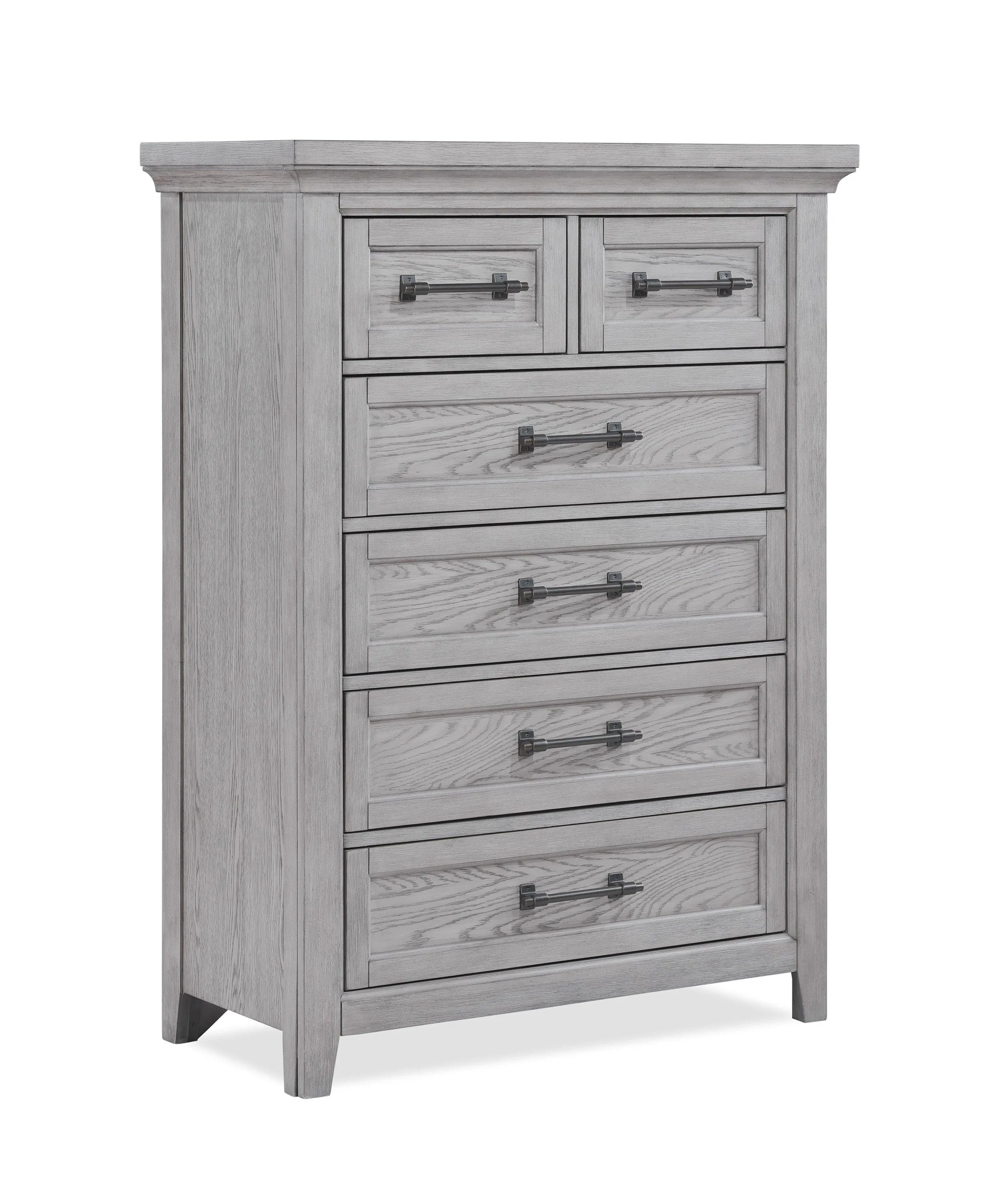 Beckett Rustic Gray Footboard Bench Panel Bedroom Set - Image 7