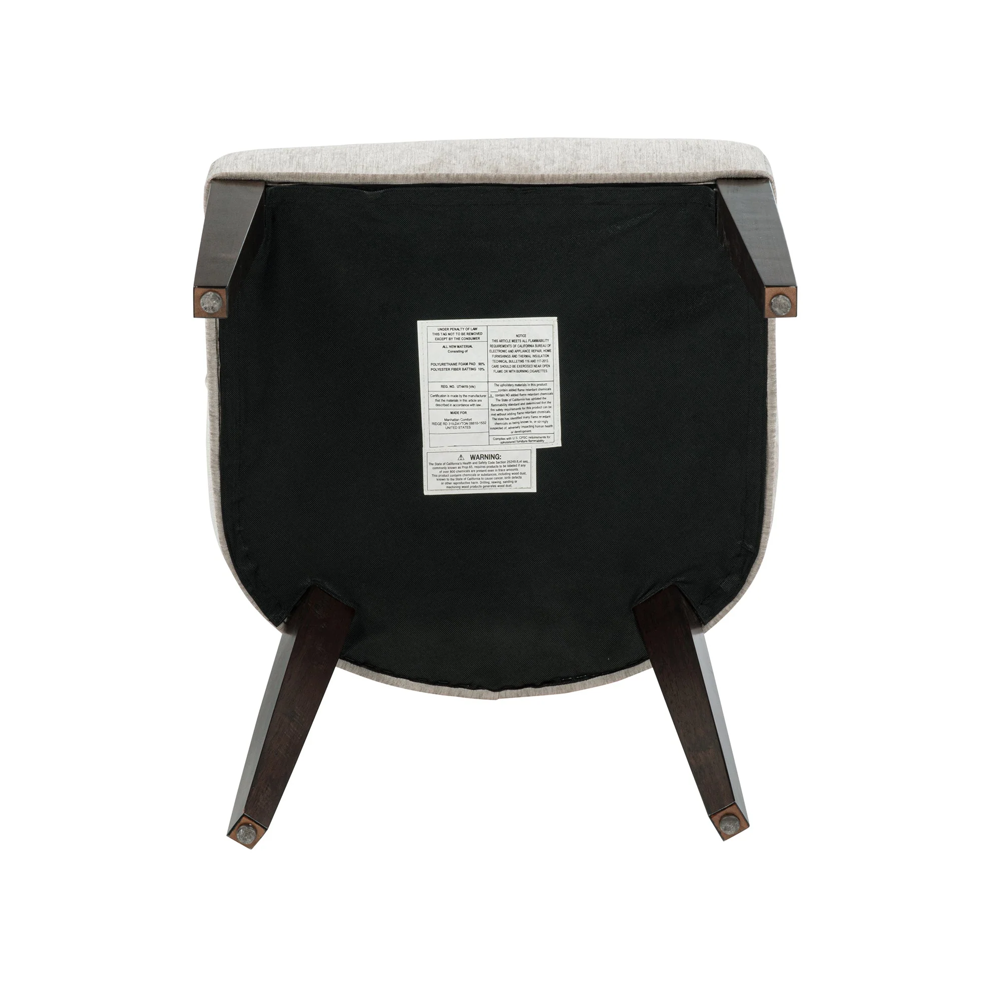 Beever Dining Chair in Taupe (set of 2) - Image 10