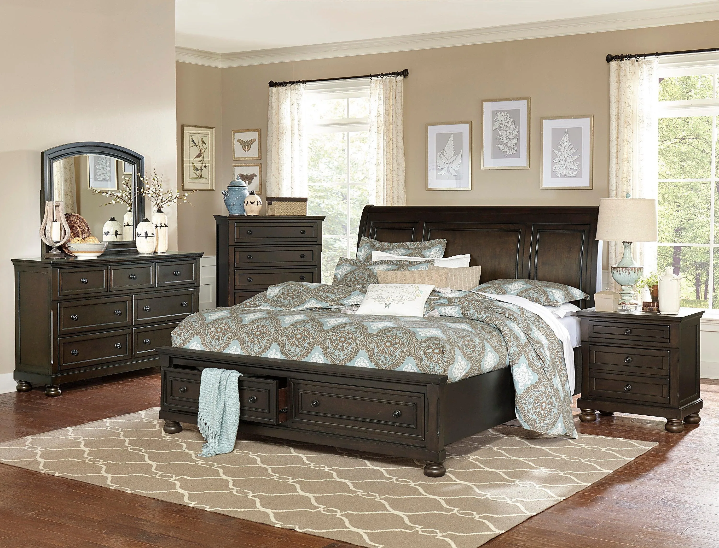 Begonia Grayish Brown Dresser - Image 2