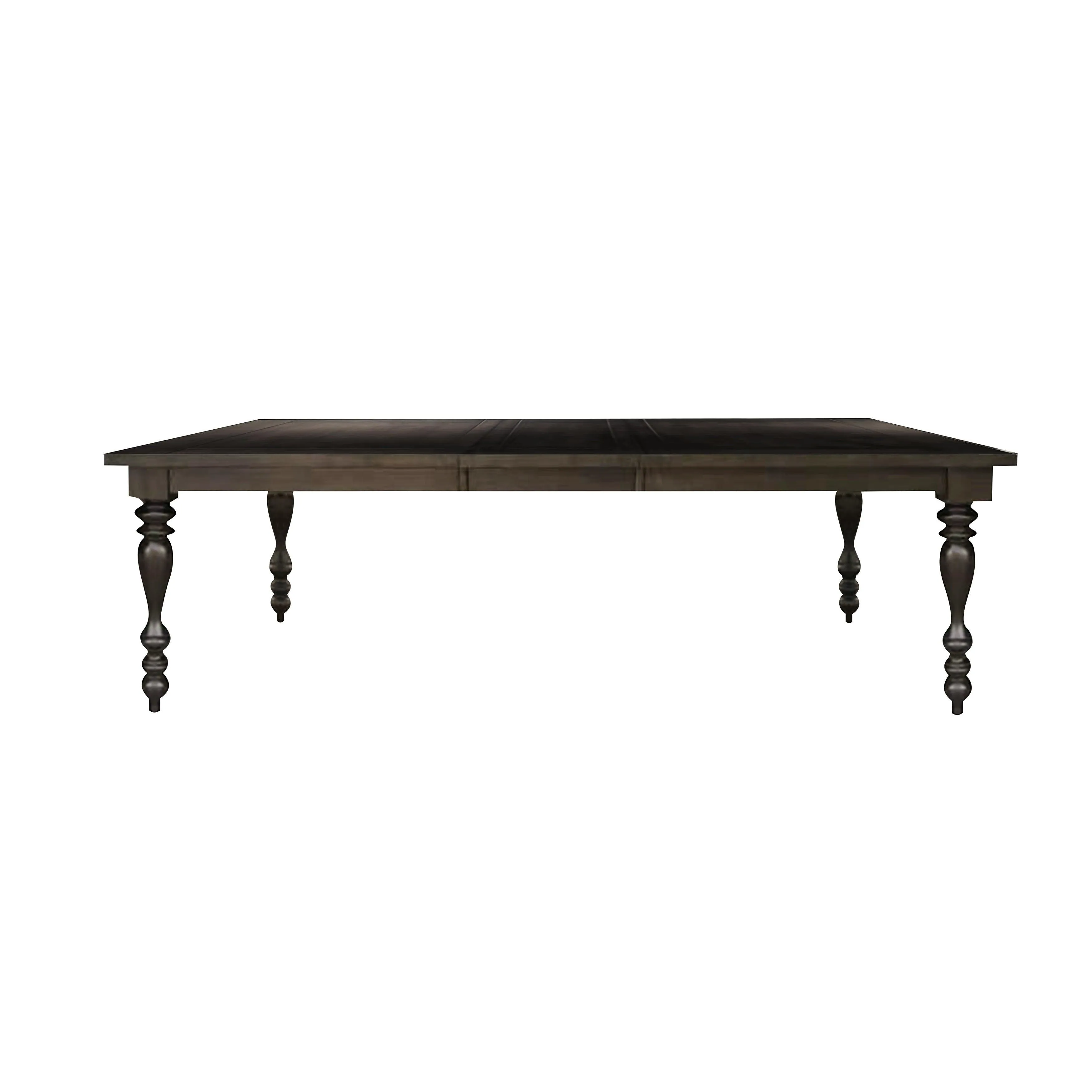 Begonia Grayish Brown Extendable Dining Table - Image 3
