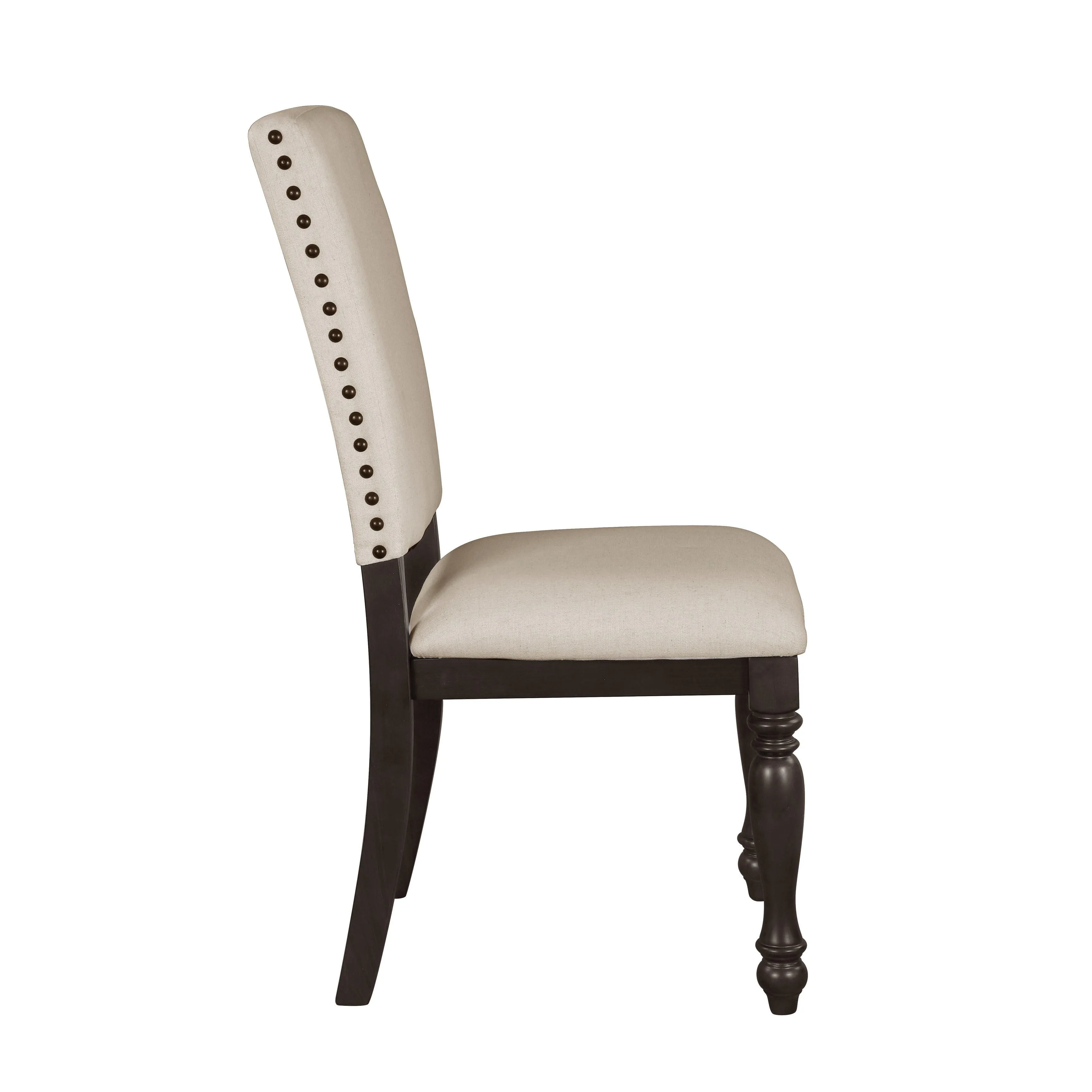 Begonia Grayish Brown Side Chair, Set of 2 - Image 4