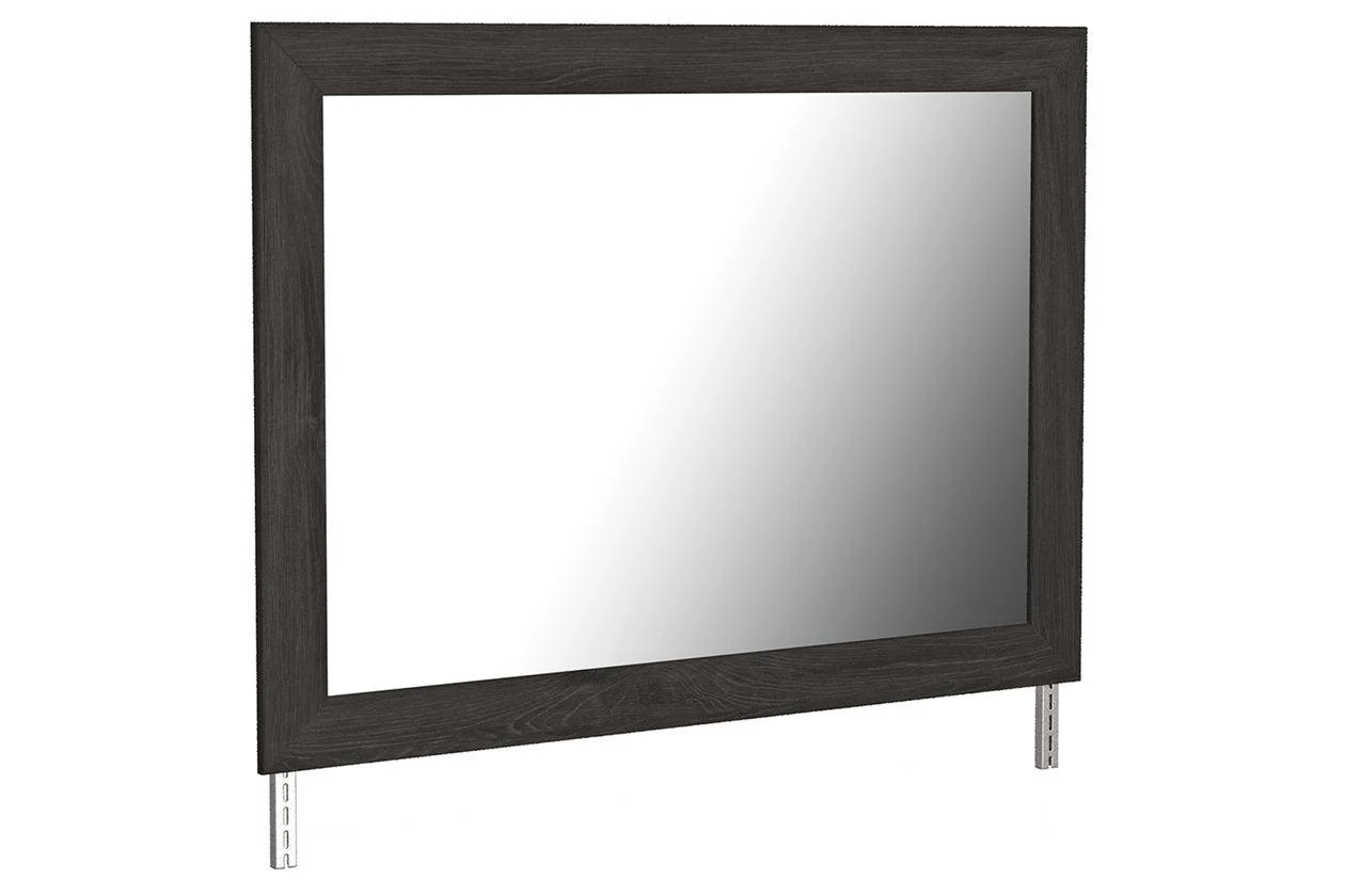 Belachime Black Bedroom Mirror (Mirror Only) - Image 3