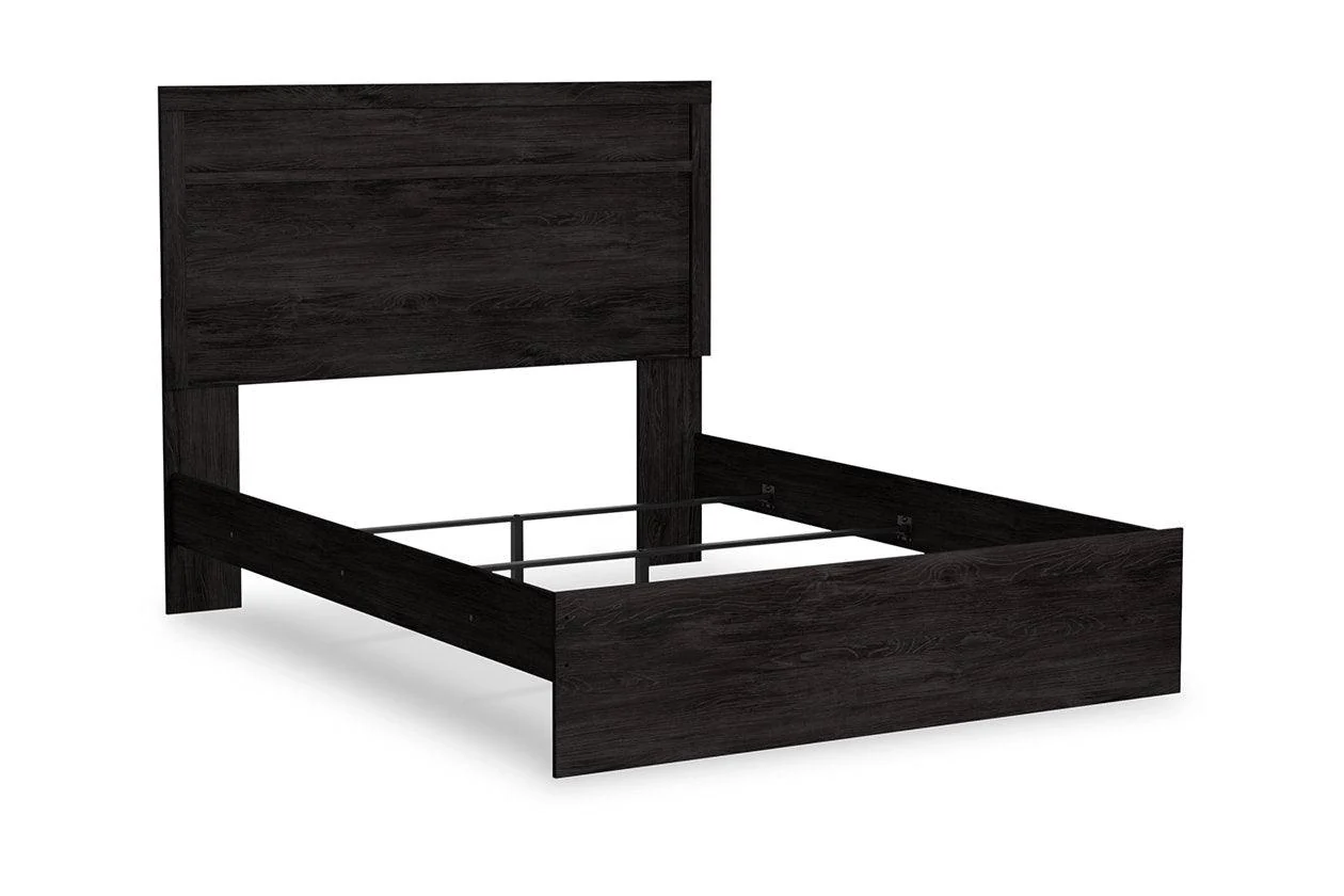 Belachime Charcoal Queen Panel Bed - Image 2
