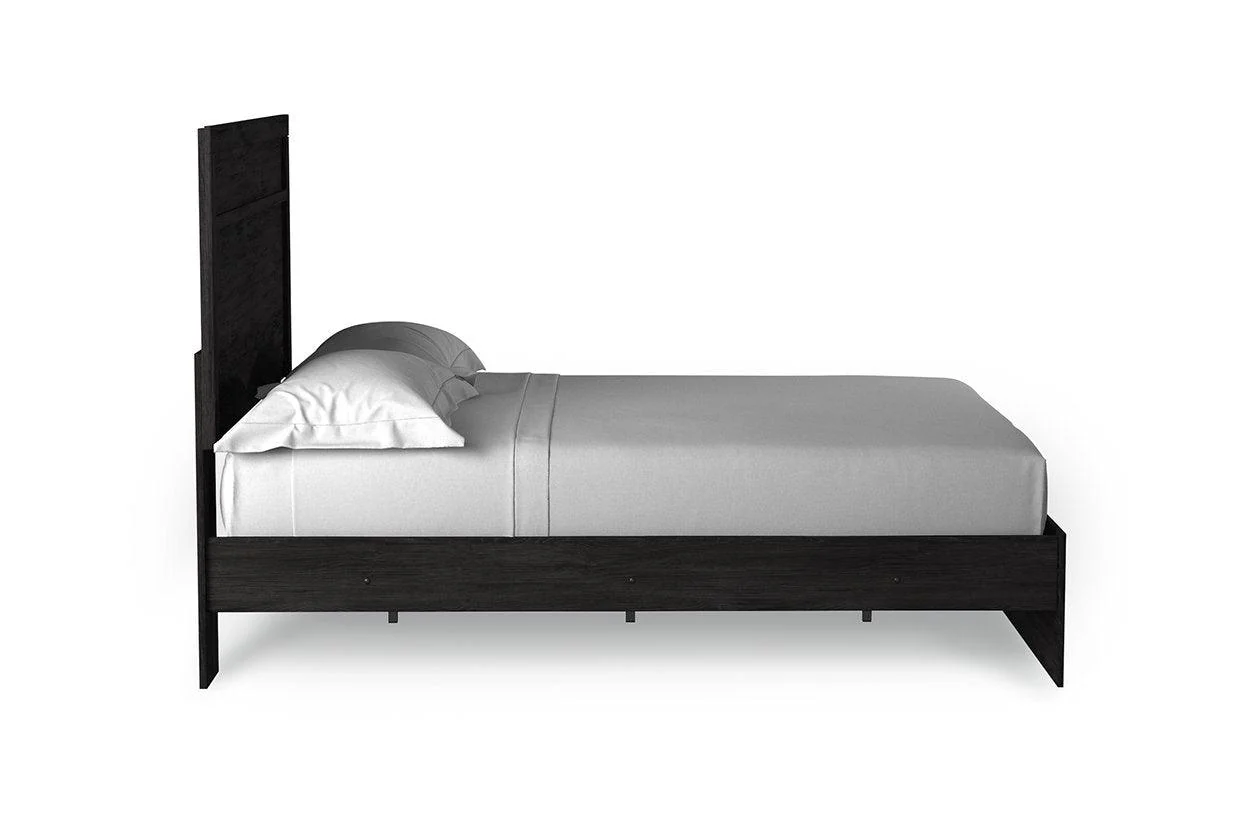 Belachime Charcoal Queen Panel Bed - Image 4