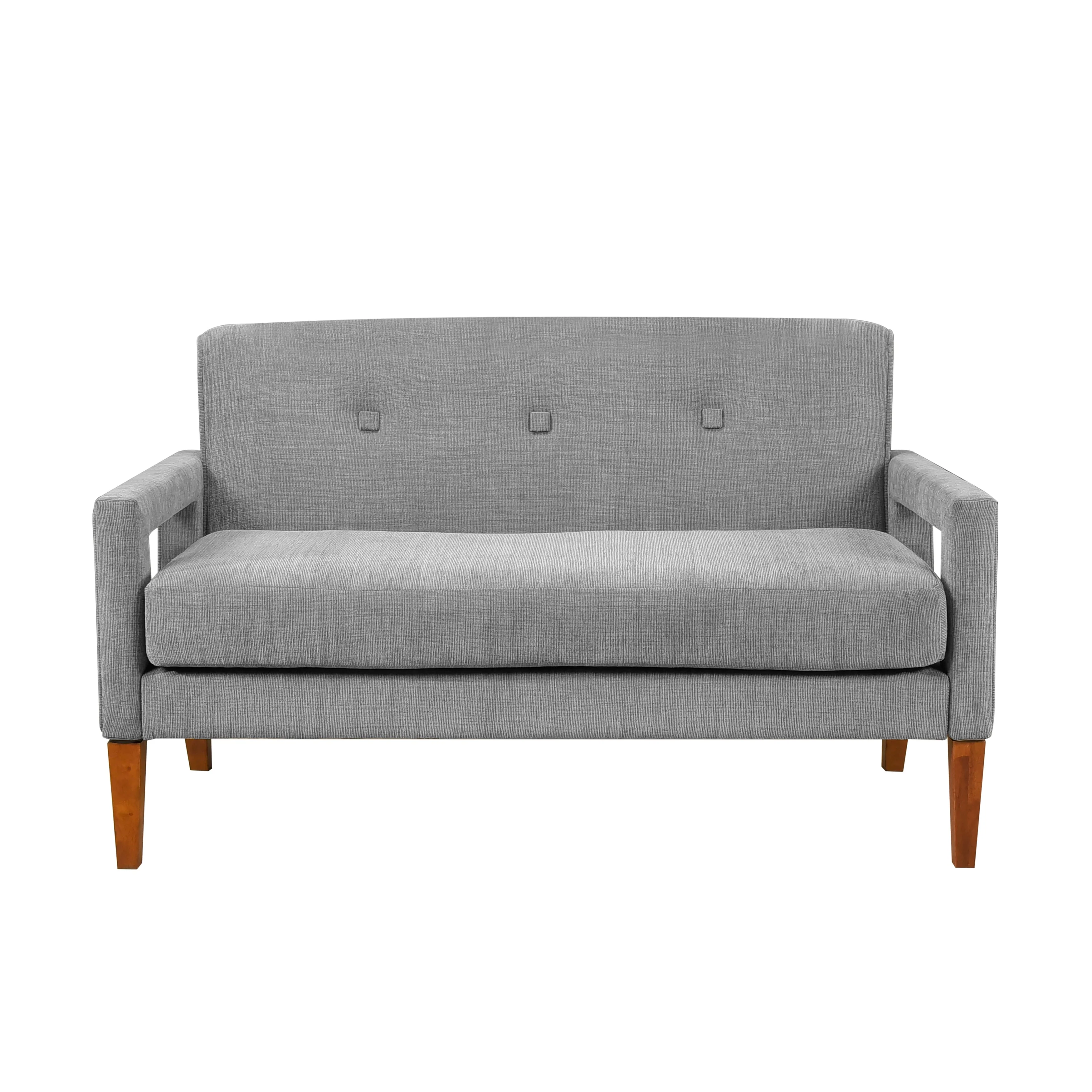 Belfort Gray Loveseat - Image 9