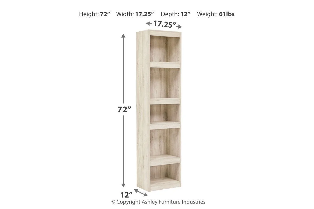Bellaby Whitewash 4-Piece Entertainment Center with Electric Fireplace - Image 12
