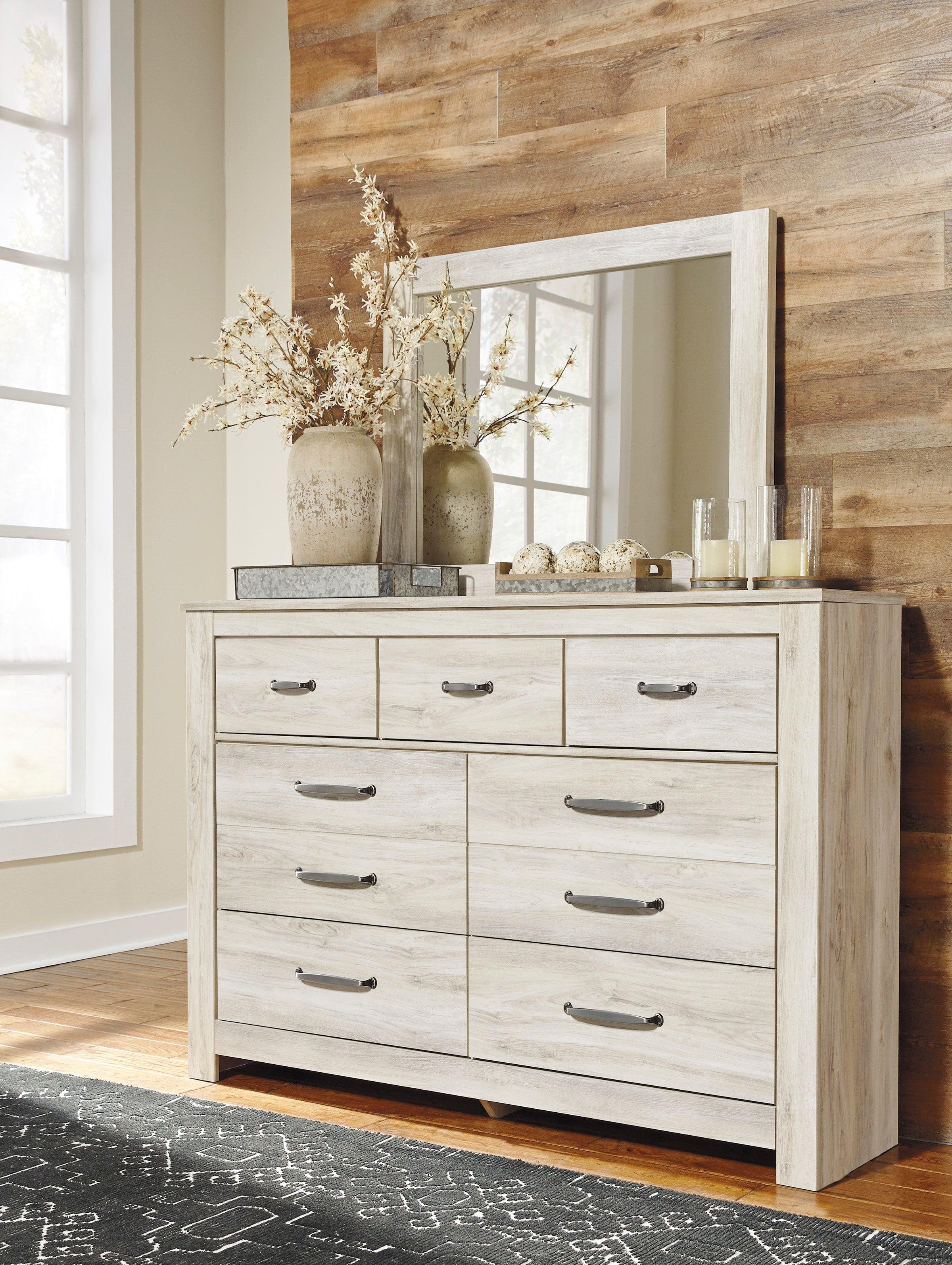 Bellaby Whitewash Footboard Storage Platform Bedroom Set - Image 5