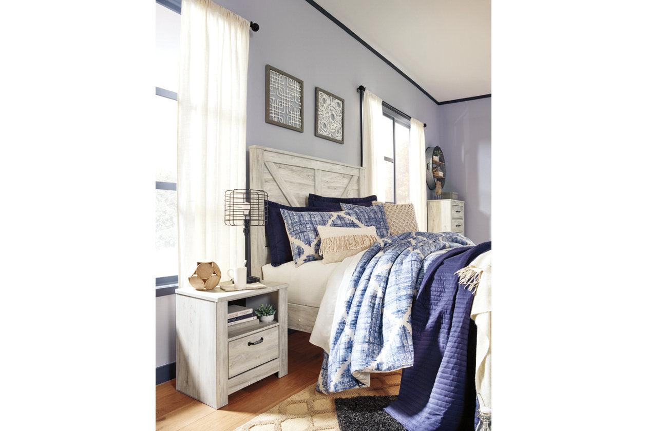 Bellaby Whitewash Queen Crossbuck Panel Bed - Image 4