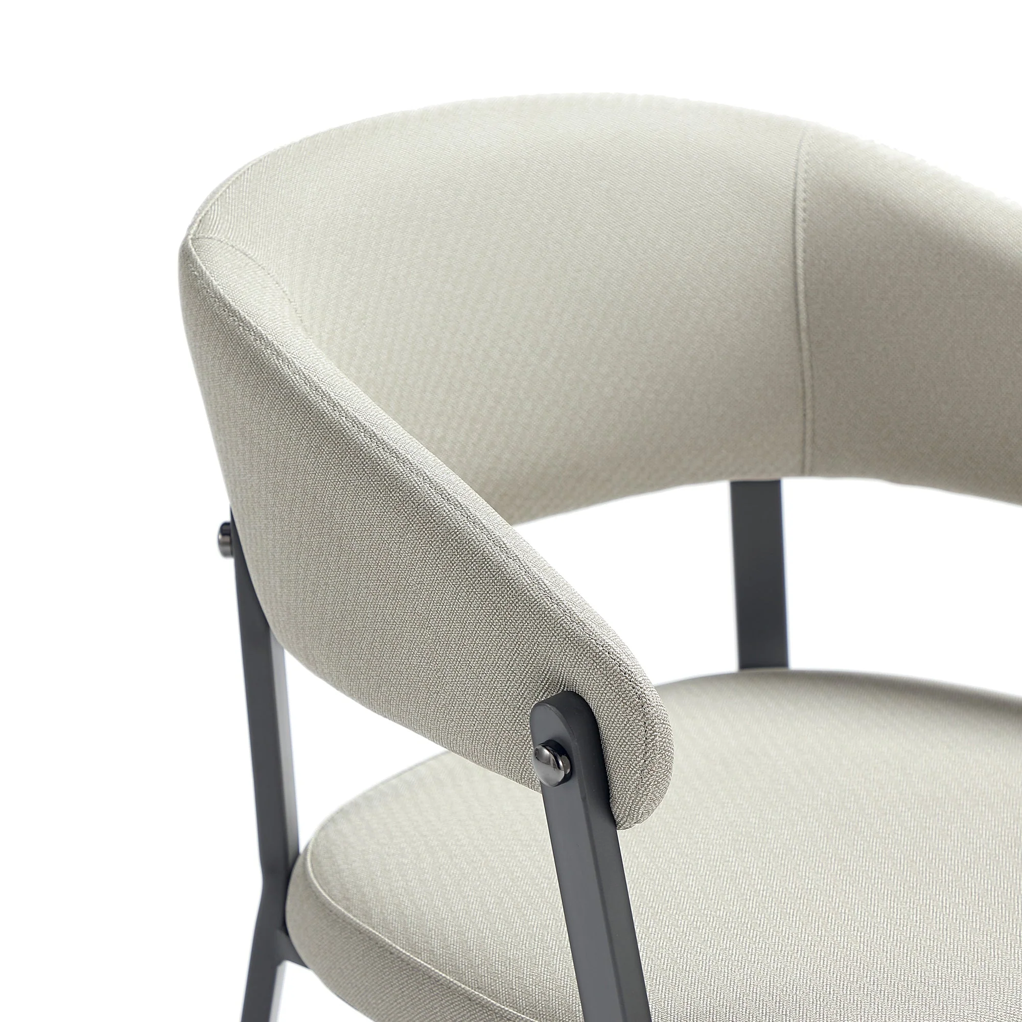 Belle Dining Chair in Oatmeal (set of 2) - Image 5