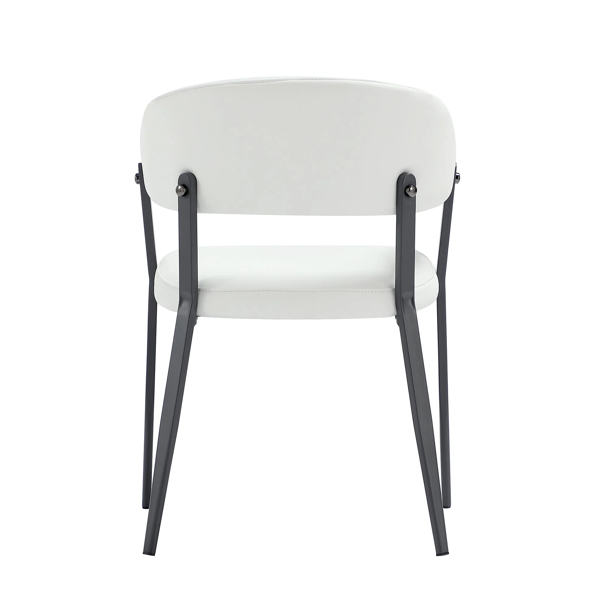 Belle Dining Chair in White (set of 2) - Image 8