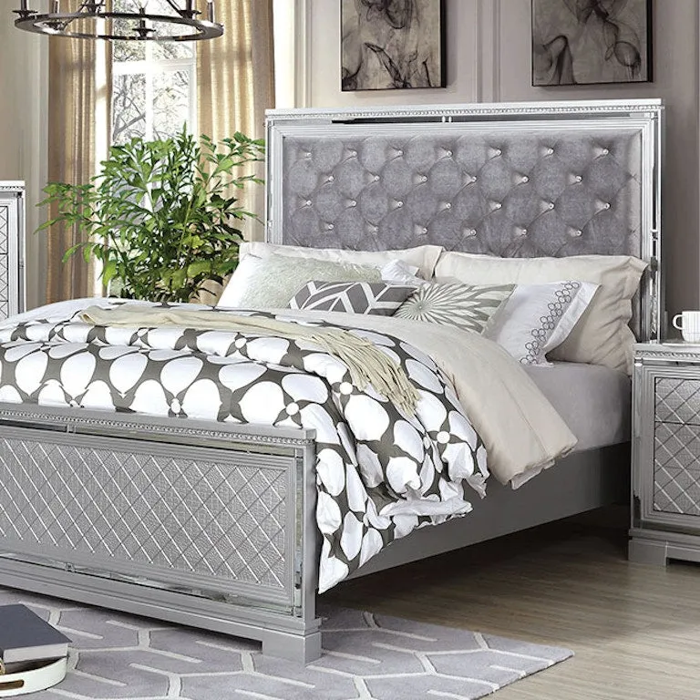 Belleterre Silver 5-Piece Queen Bedroom Set - Image 2