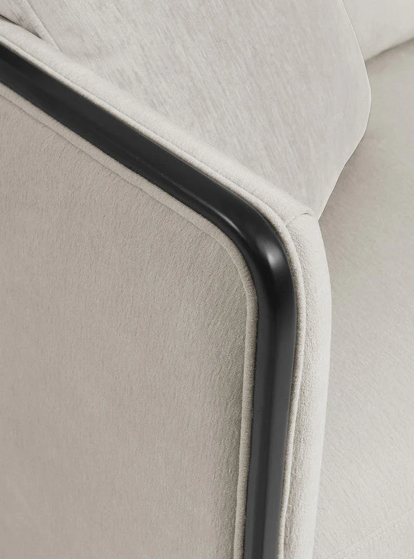 Benilde Taupe Loveseat - Image 5