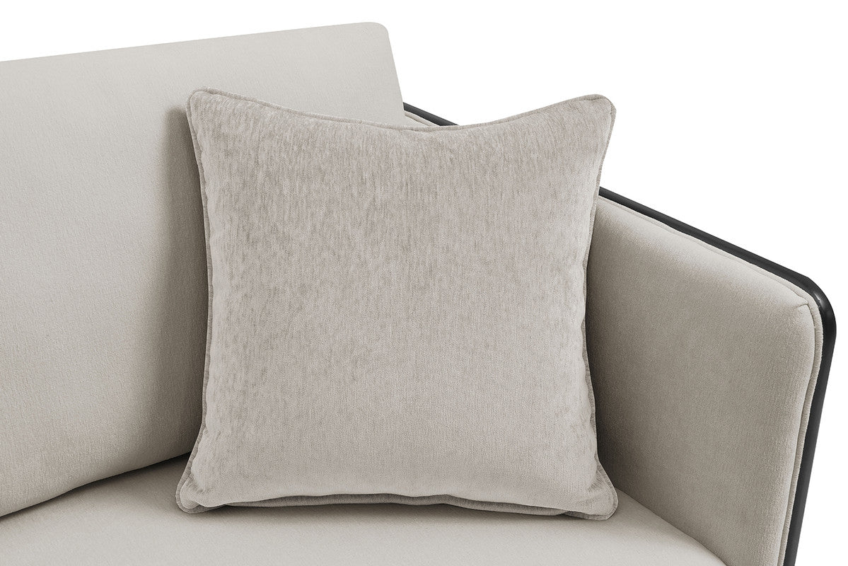 Benilde Taupe Loveseat - Image 7