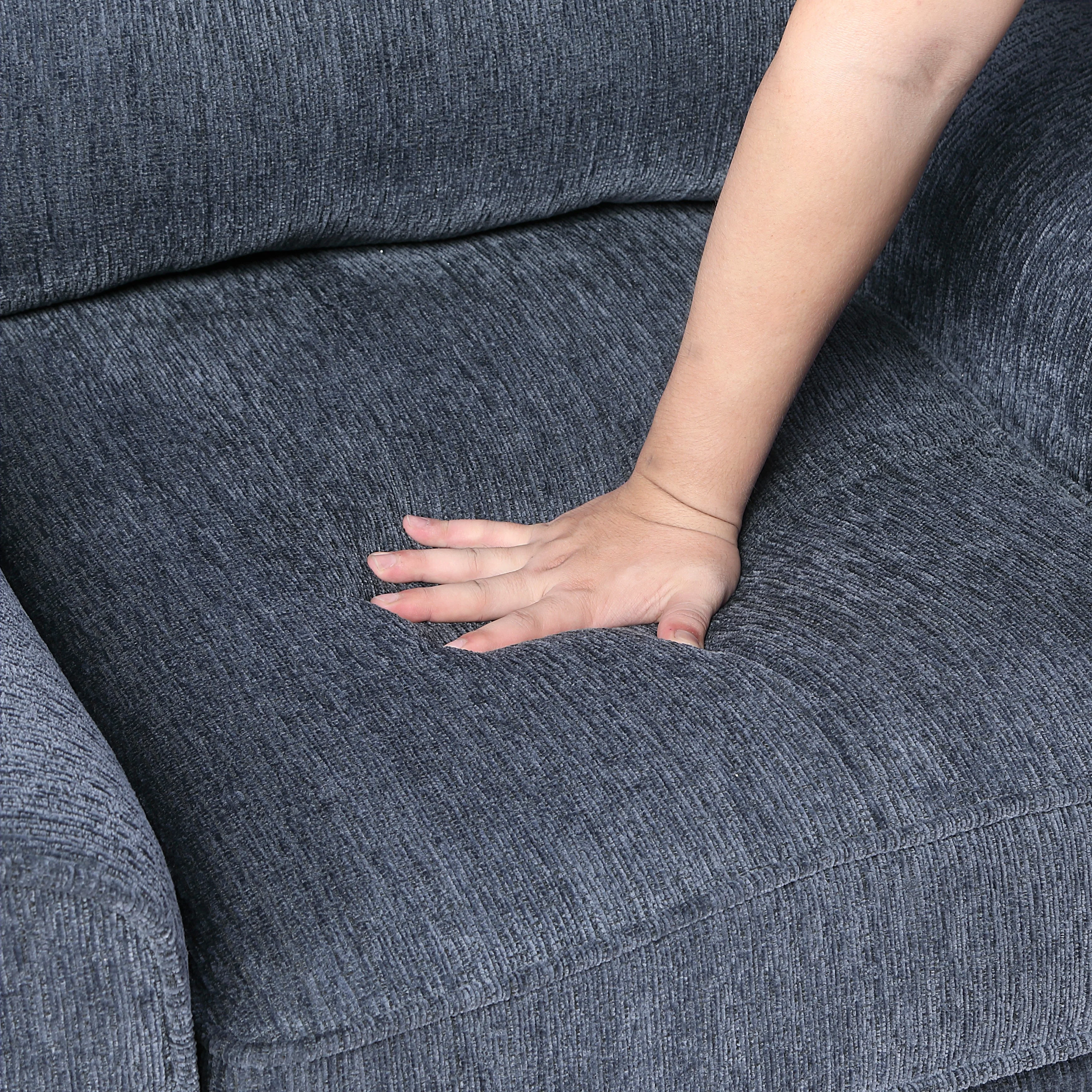 Bennett Blue Loveseat - Image 6